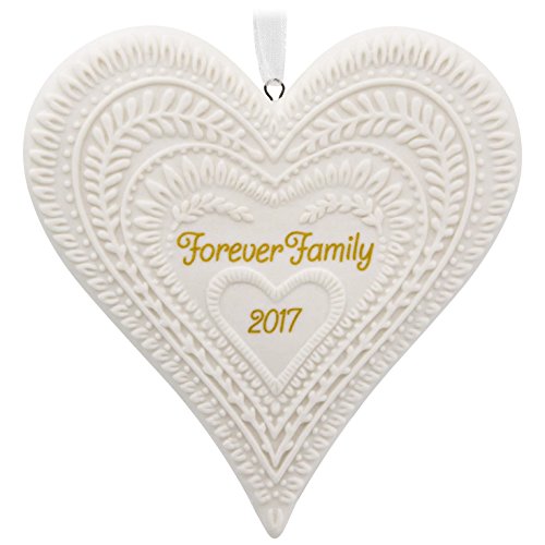 Hallmark Keepsake 2017 Forever Family Premium Porcelain Dated Christmas Ornament