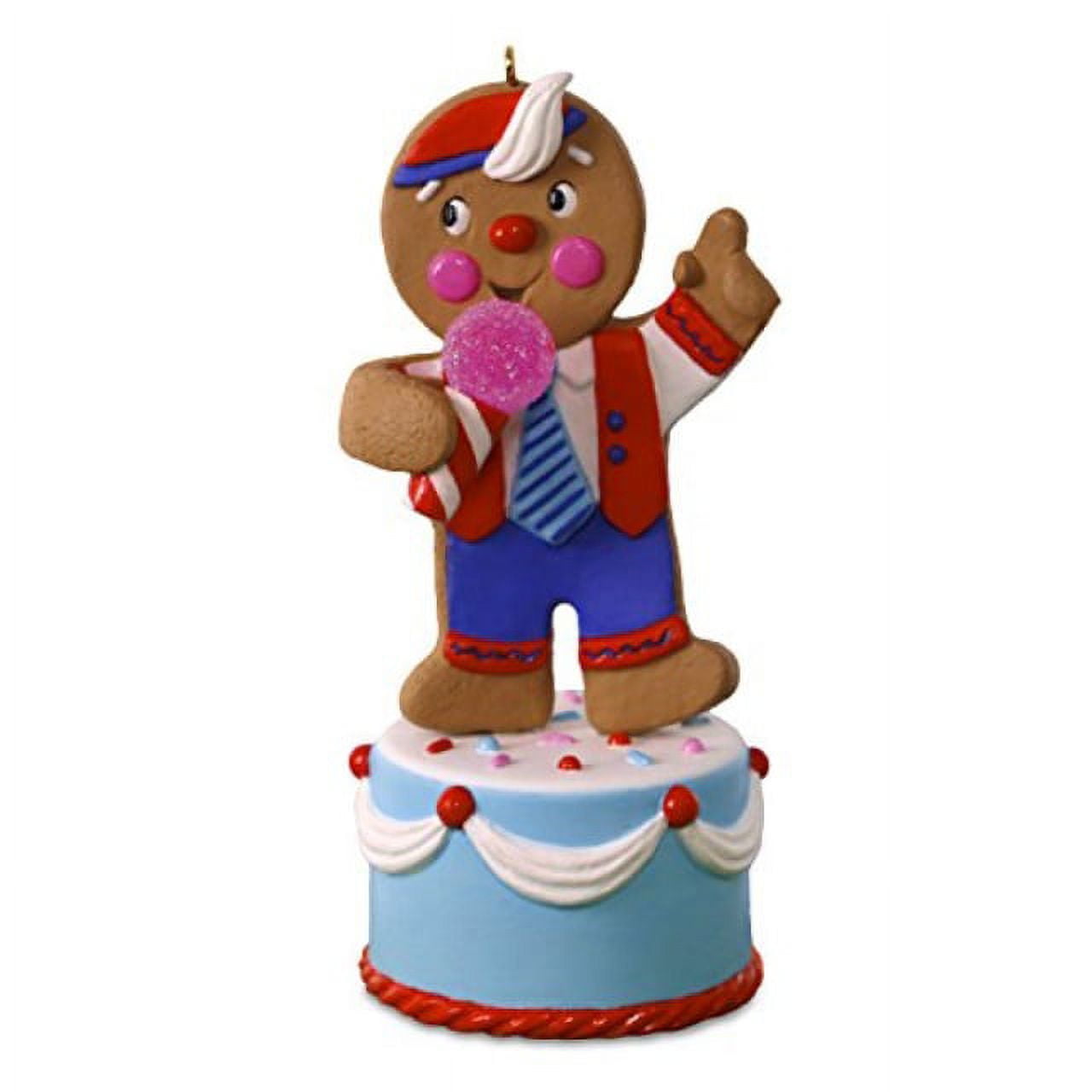 Hallmark Keepsake 2017 Gingerbread Joker Sound Christmas Ornament