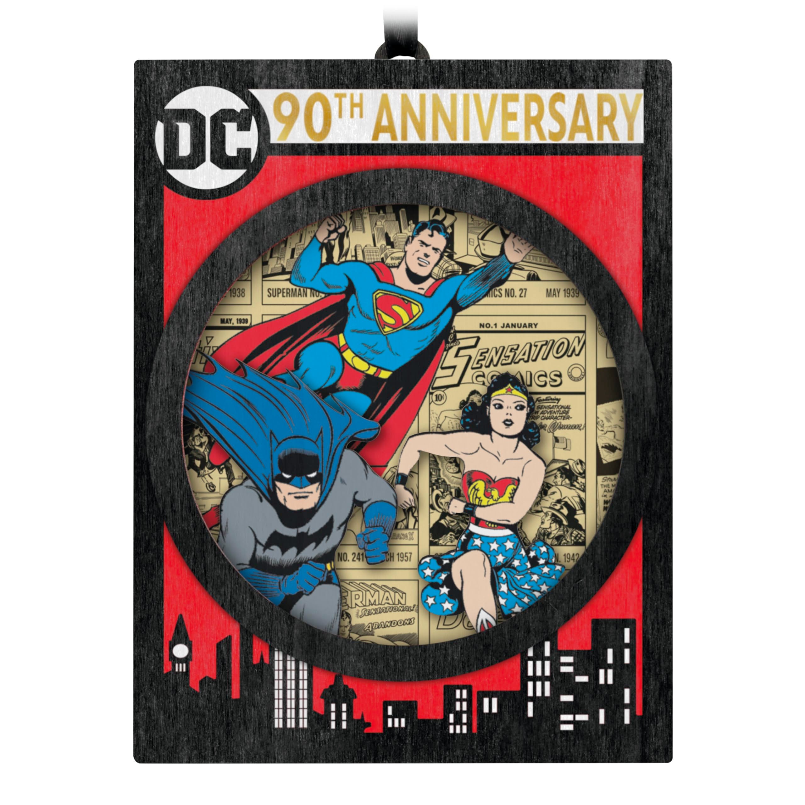 DC Through the Ages, DC Comics, 2025 Hallmark Keepsake Christmas Ornament