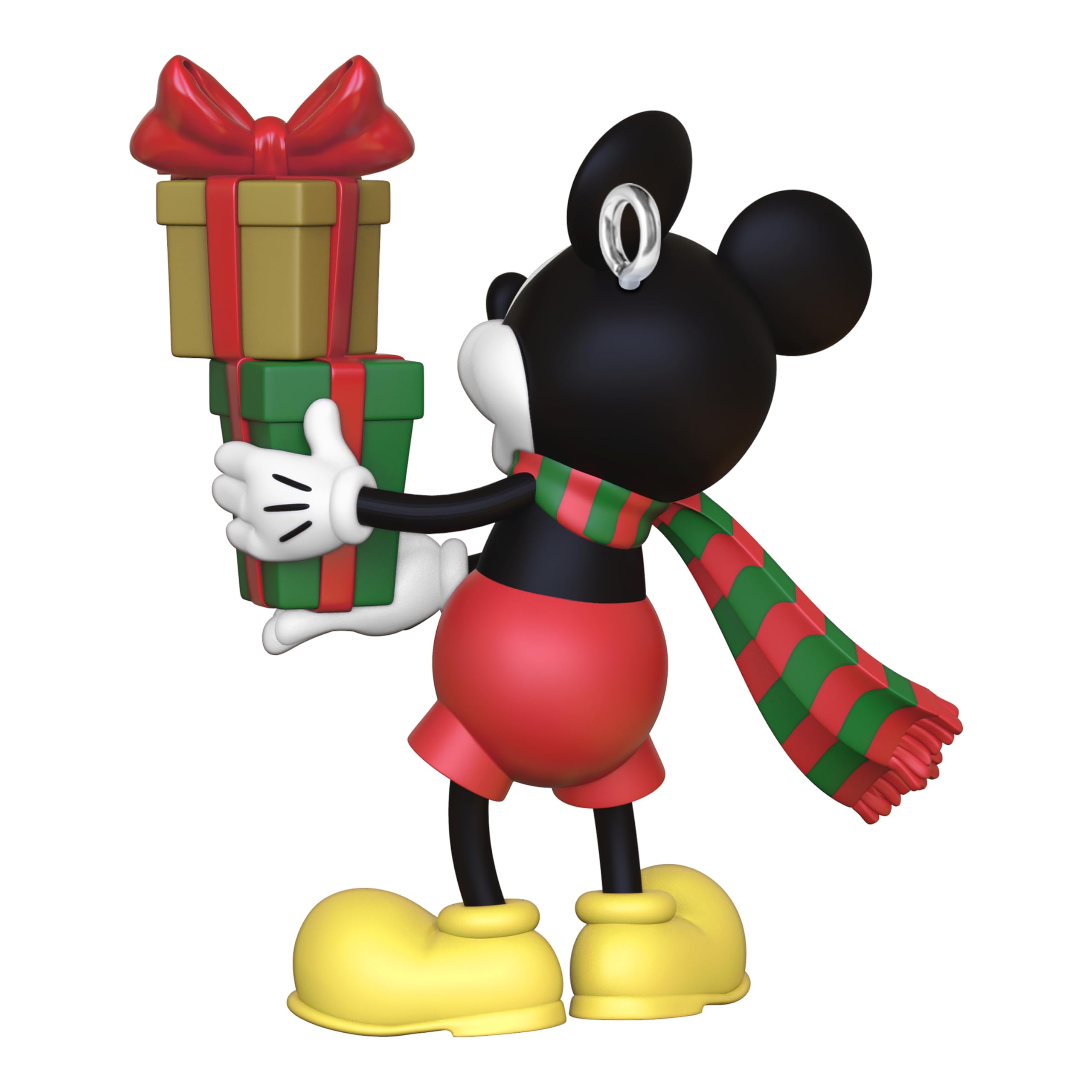 Hallmark Keepsake 1.16" Mini Christmas Ornament, Disney Mickey Mouse Mickey's Special Delivery, Gifts for Disney Fans