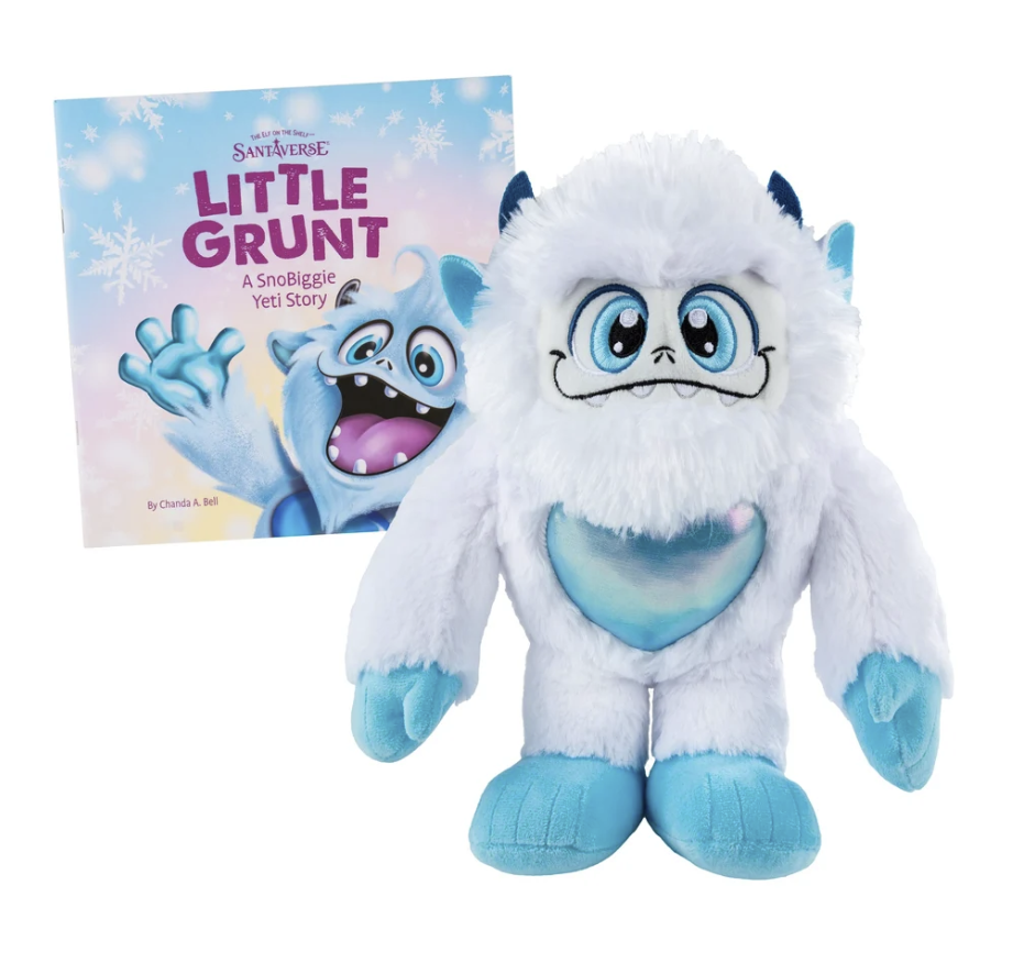 The Elf on the Shelf Santaverse SnoBiggie Little Grunt Yeti & Storybook Set