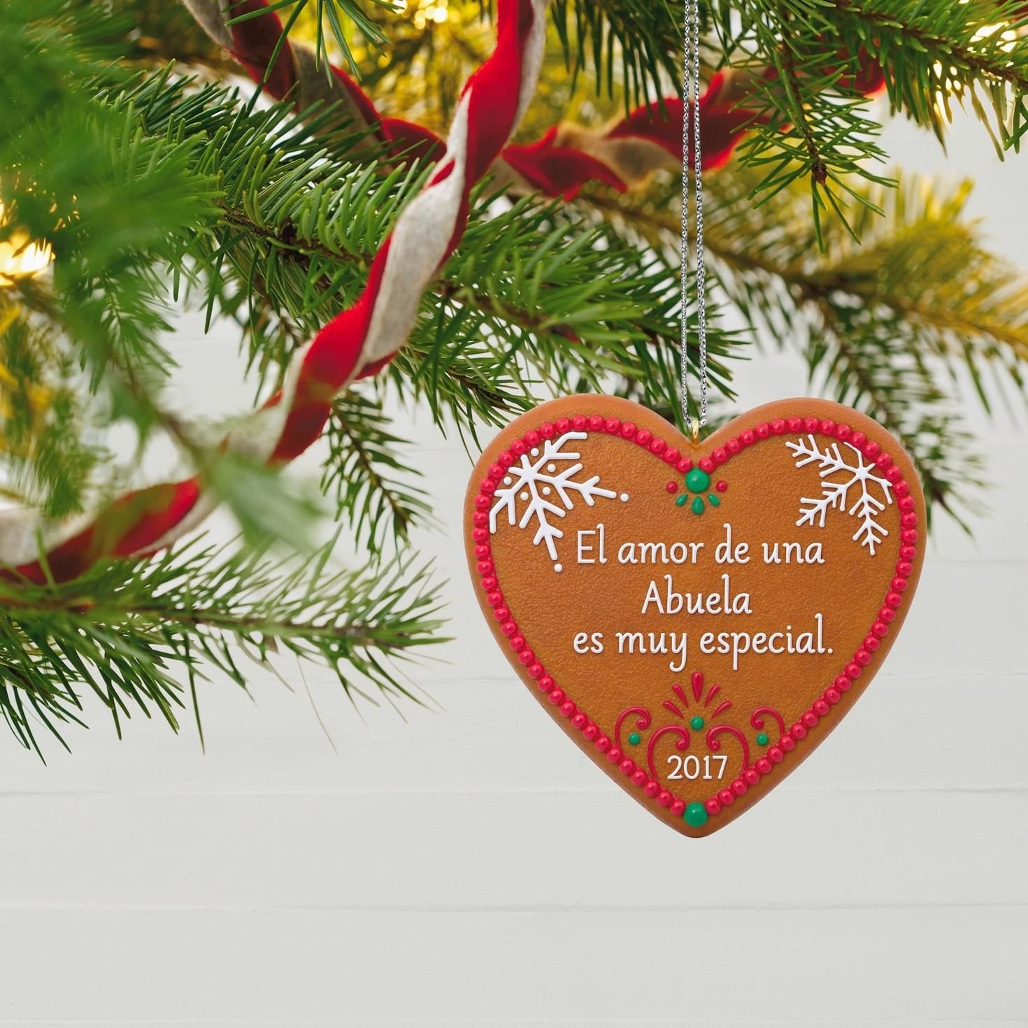 Hallmark Keepsake Ornament Amor de UNA Abuela 2017