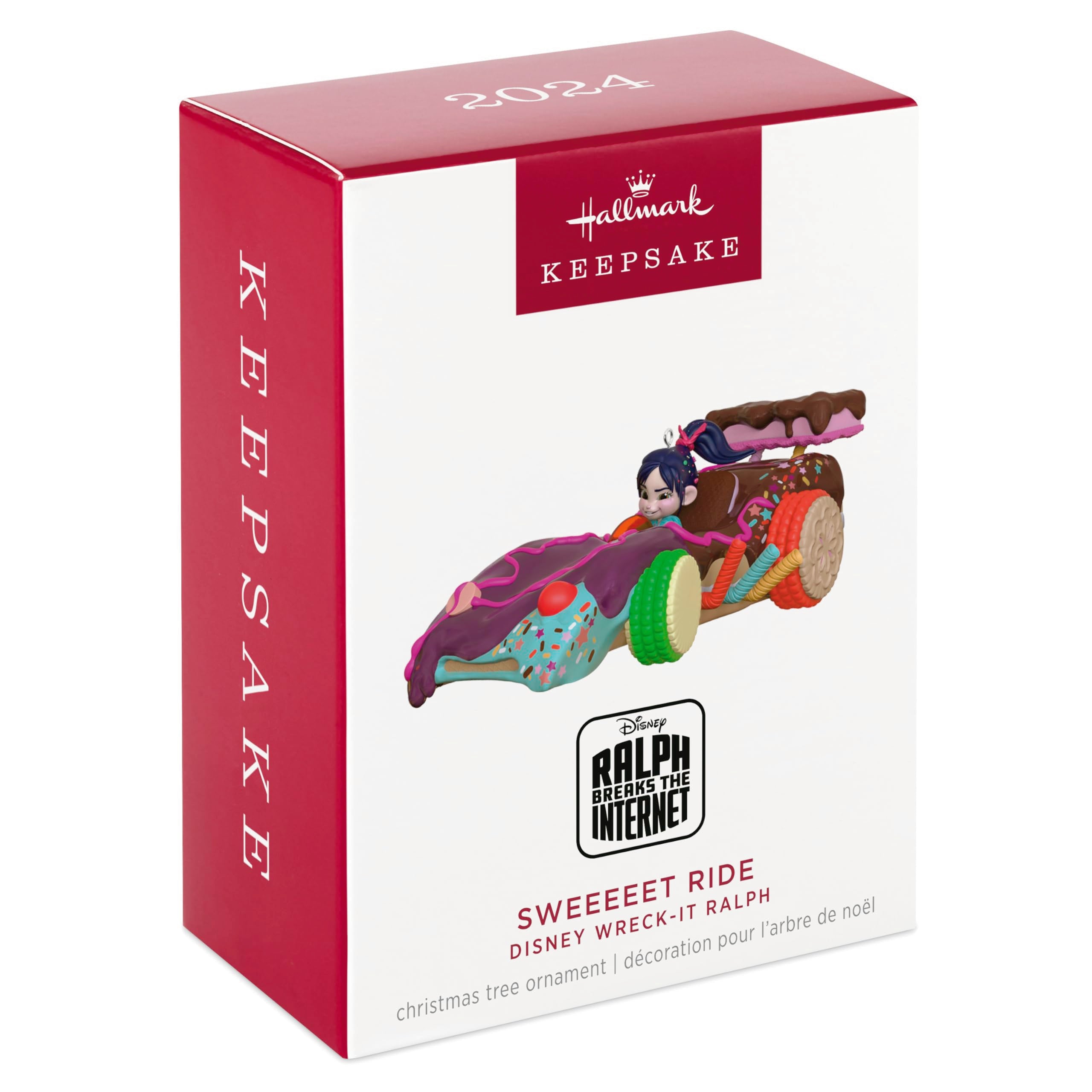 Hallmark Keepsake Christmas Ornament 2024, Disney Wreck-It Ralph Sweeeeet Ride, Gifts for Disney Fans