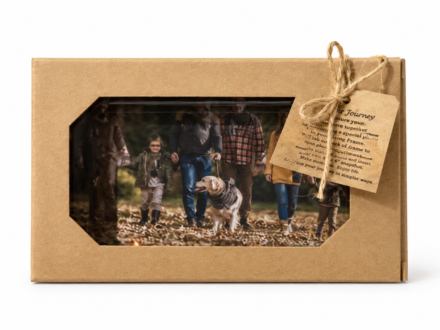 DEMDACO Giving Frame - Your Journey (4x6 Photo Frame)