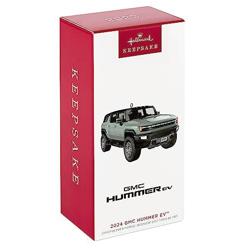Hallmark Keepsake Christmas Ornament 2023, 2024 GMC Hummer EV 2023 Metal, Gifts for Car Collectors,