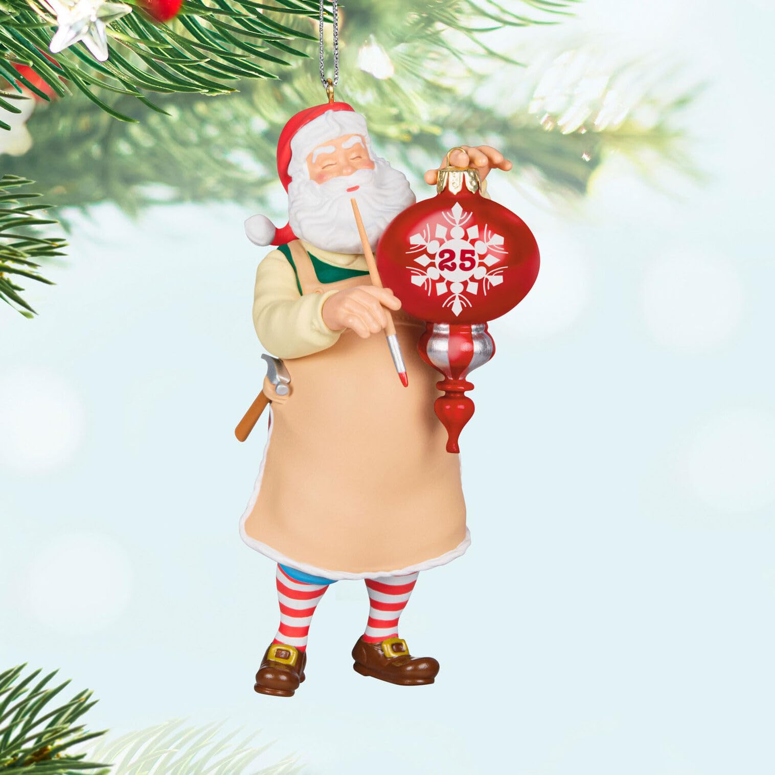 Hallmark Toymaker Santa 25th Anniversary Special Edition Ornament