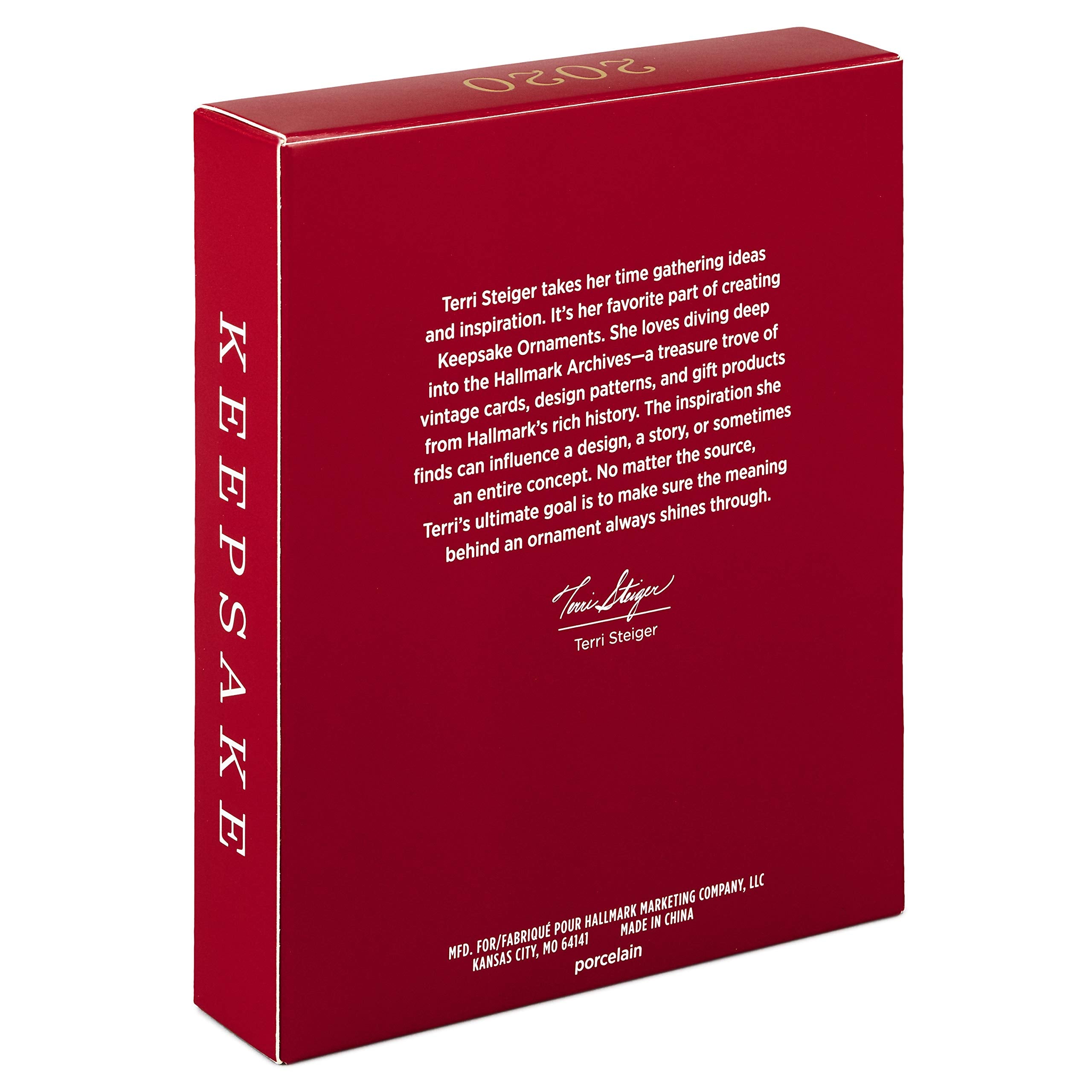 Hallmark Keepsake Christmas Ornament 2020 First Comes Love Engagement Ring Heart Porcelain