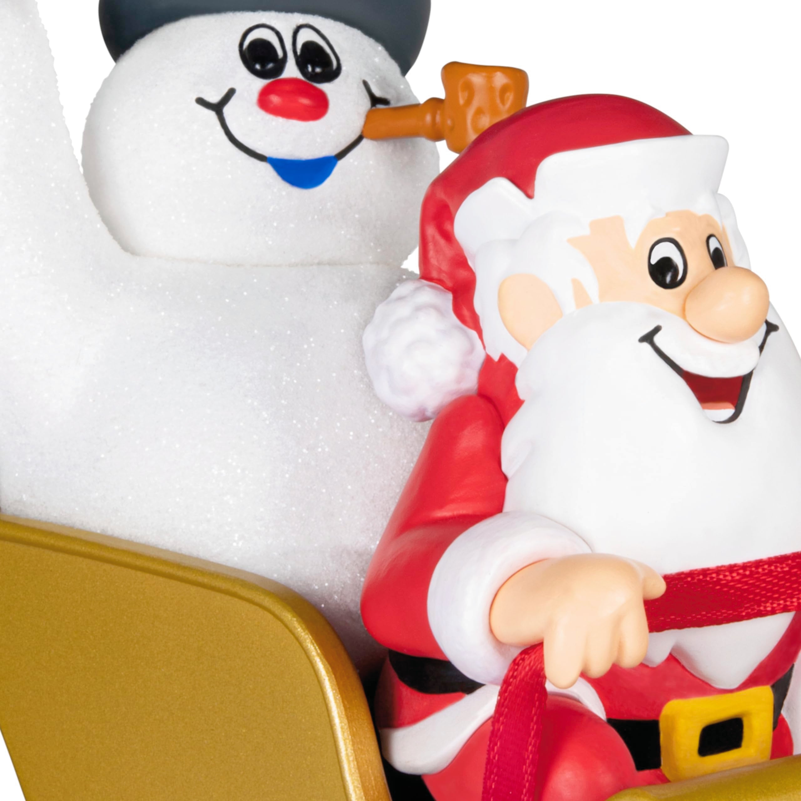 ORN FROSTY AND SANTA