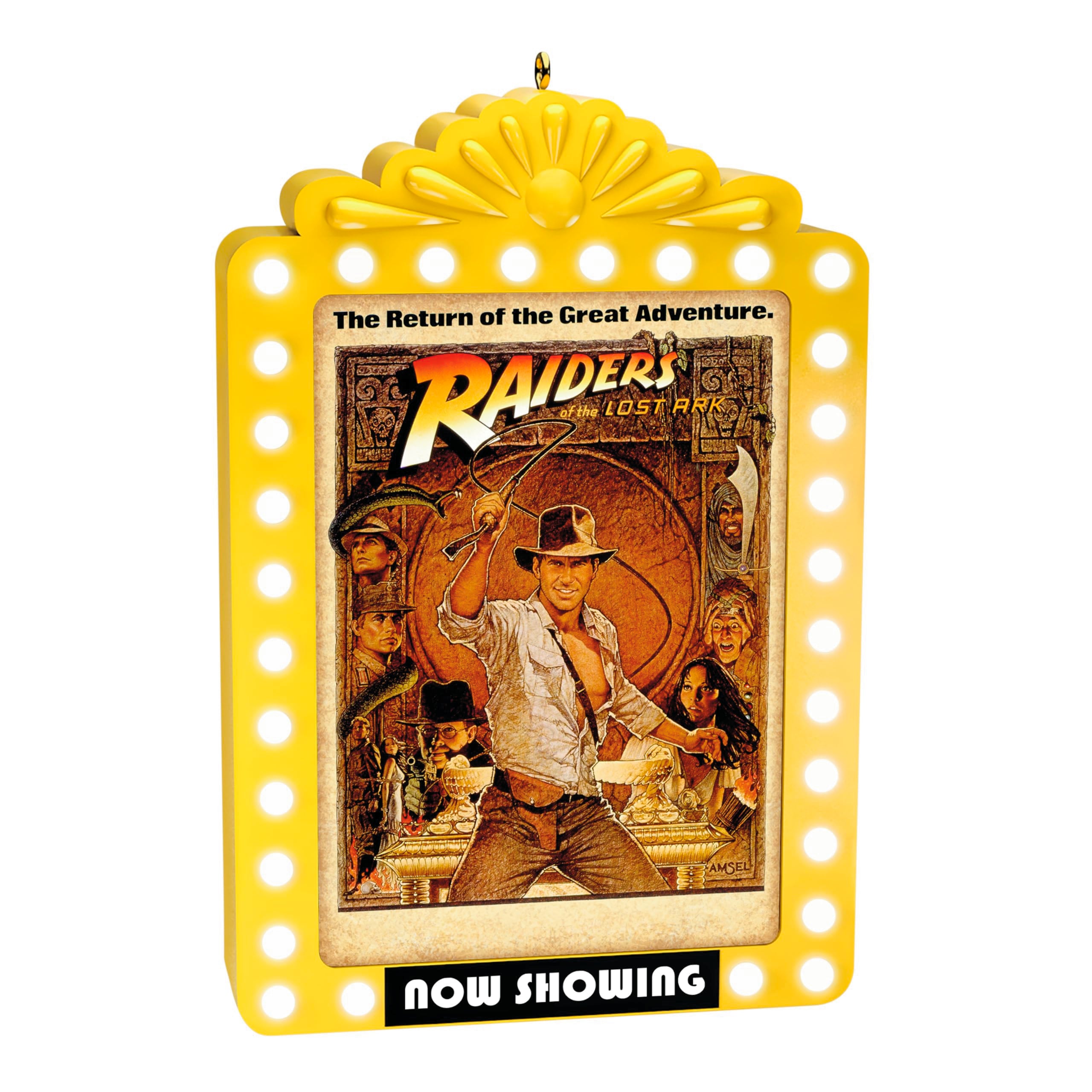 Now Showing Indiana Jones and the Raiders of the Lost Ark, 2025 Hallmark Keepsake Christmas Ornament