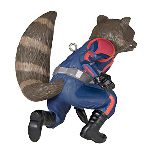 Hallmark Keepsake Christmas Ornament 2023, Marvel Studios Guardians of The Galaxy Vol. 3 Rocket, Super Hero Gifts