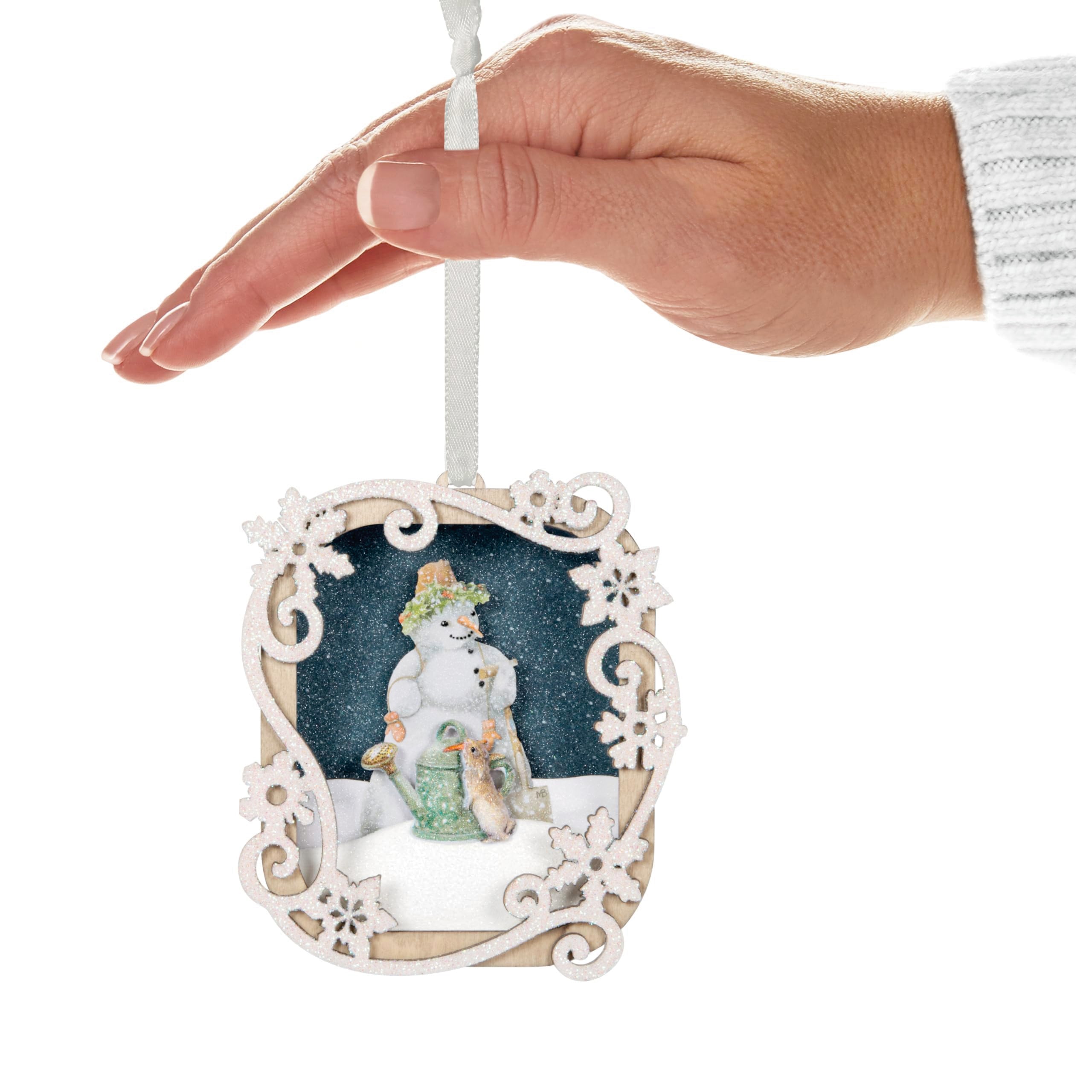 Hallmark Keepsake Christmas Ornament 2024, Marjolein Bastin Winter Wonder Papercraft, Gifts for Nature Lovers