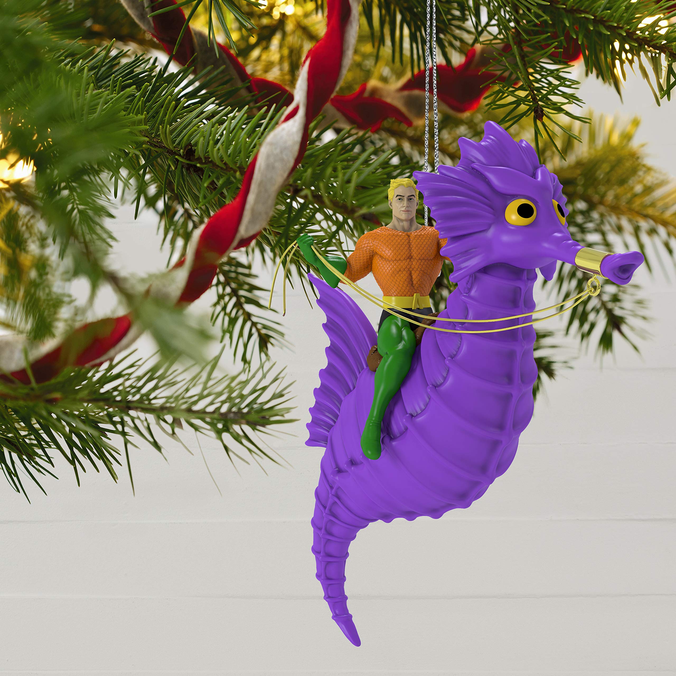 Hallmark Keepsake Christmas Ornament 2020, DC Comics Aquaman and Storm (1999QXI2404)