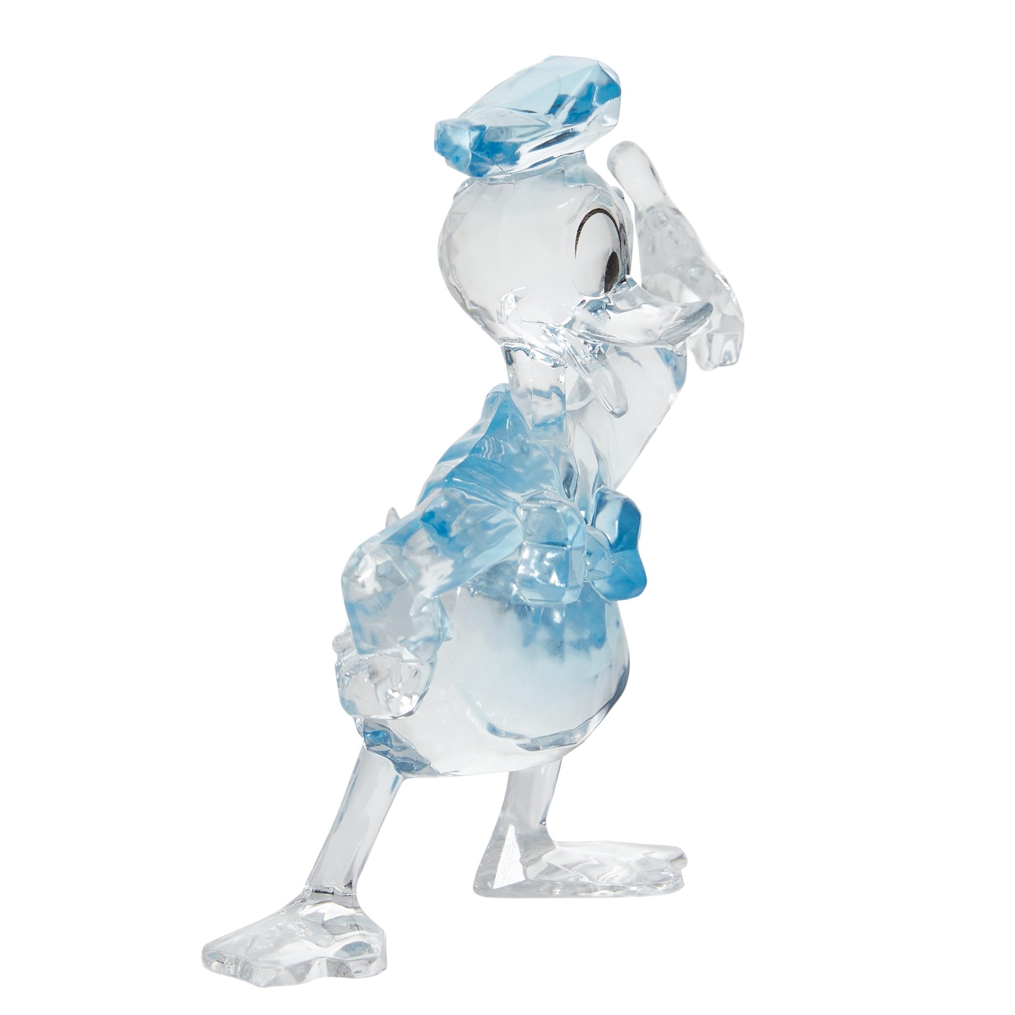 Enesco FACETS Disney Donald Duck Posing Miniature Figurine, 3.65 Inch, Blue