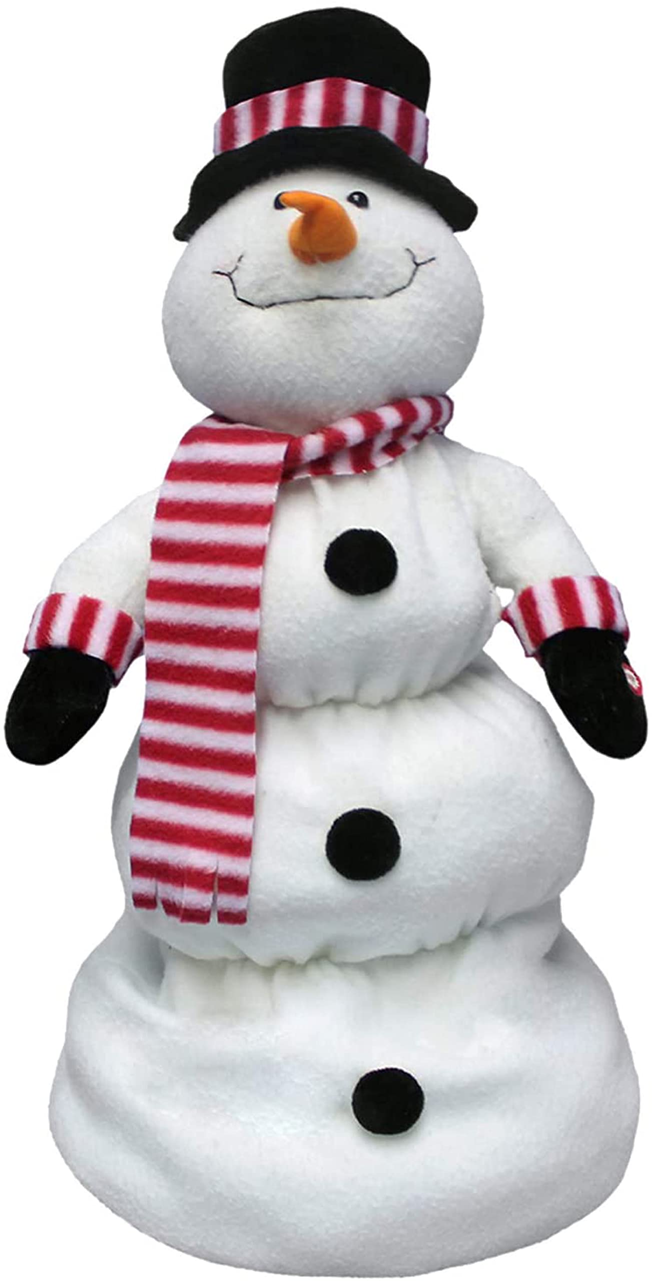 Musical Pop-Up Motion Snowman Plush Decor