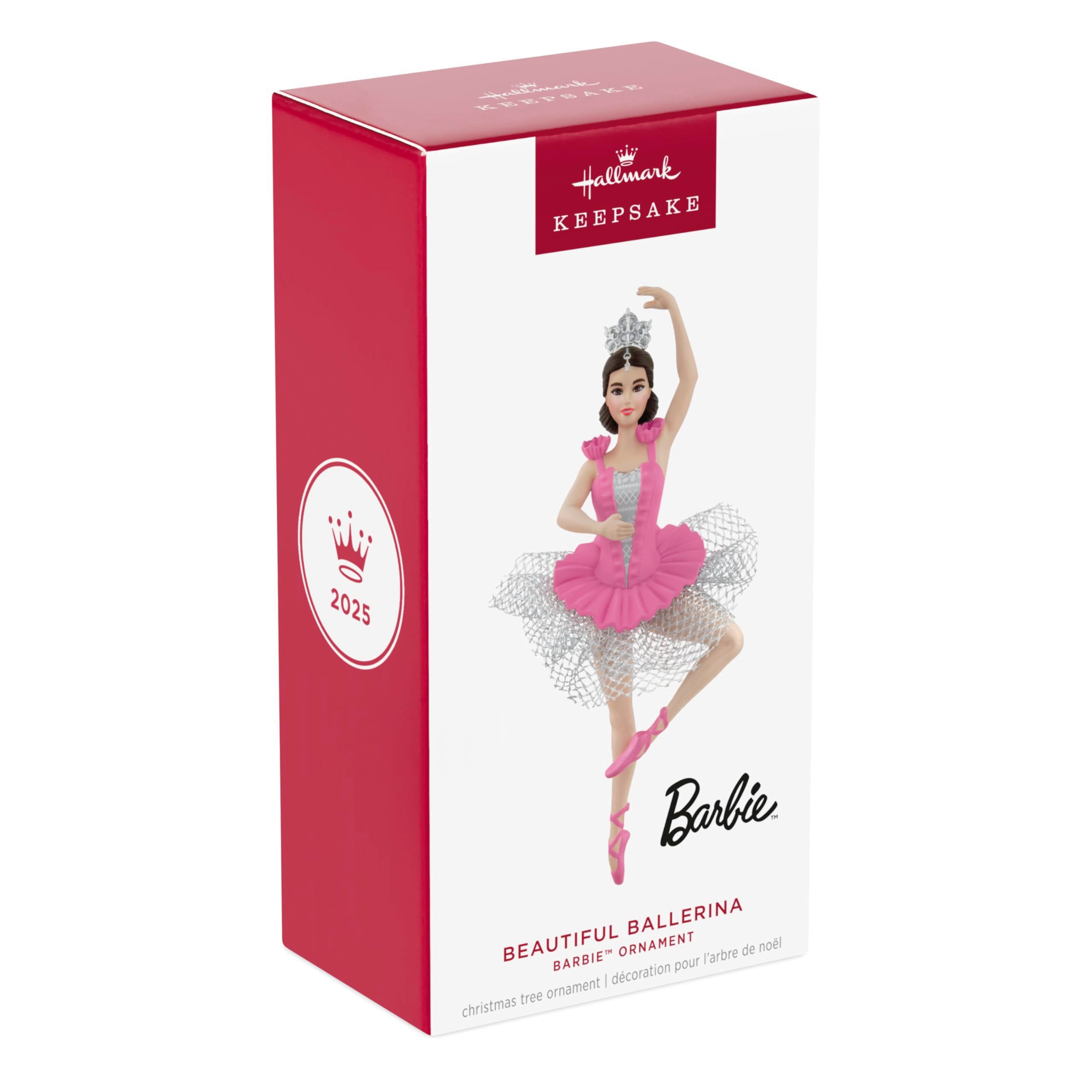 Beautiful Ballerina Barbie Ornament 2025 Hallmark Keepsake Christmas Ornament