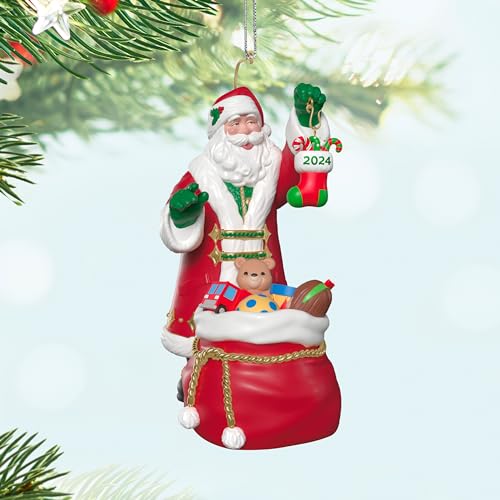 Hallmark Keepsake Christmas Ornament 2024, The Perfect Gift 2024, Santa Collectors Gifts