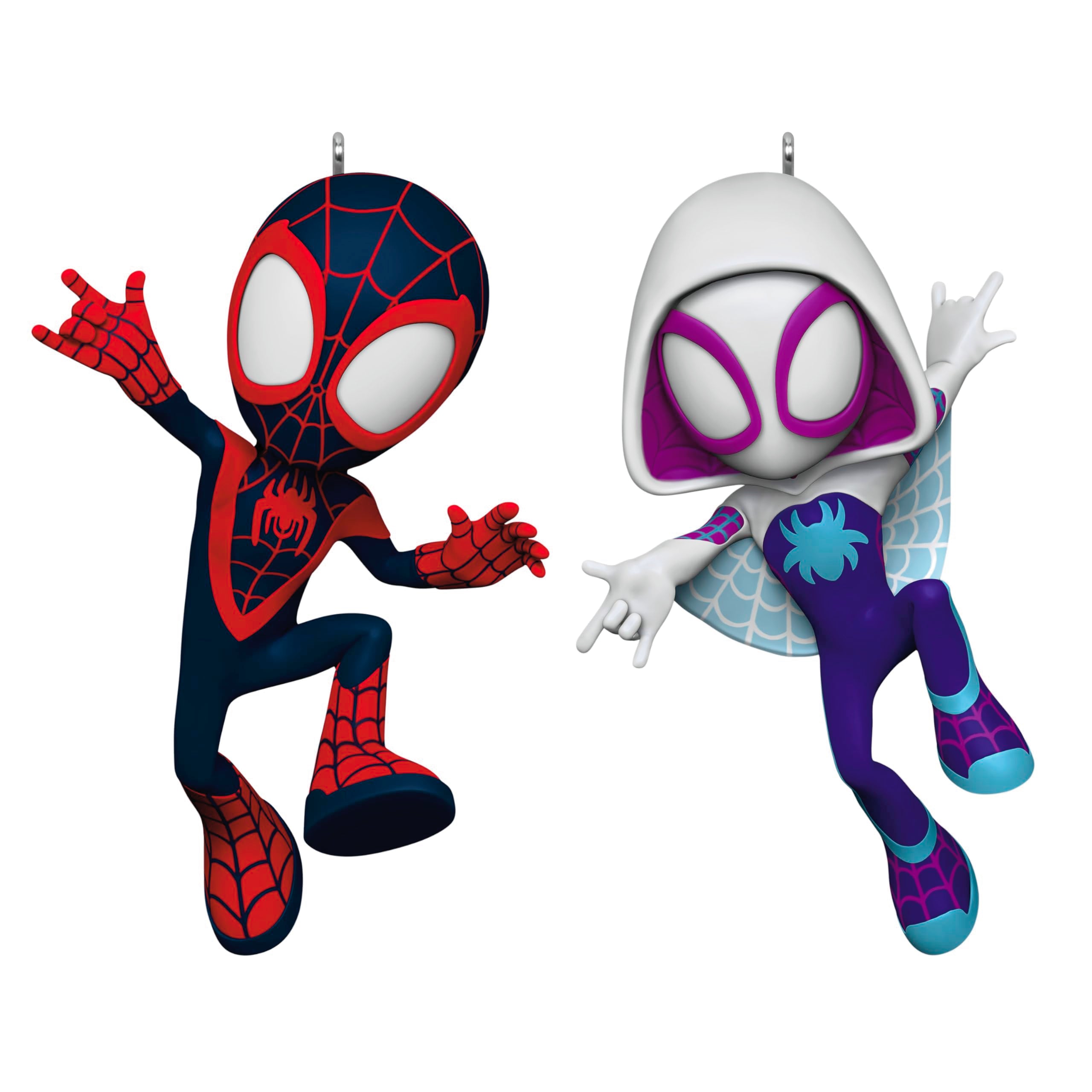 Spin and Ghost Spider 2025 Hallmark Keepsake Christmas Ornament