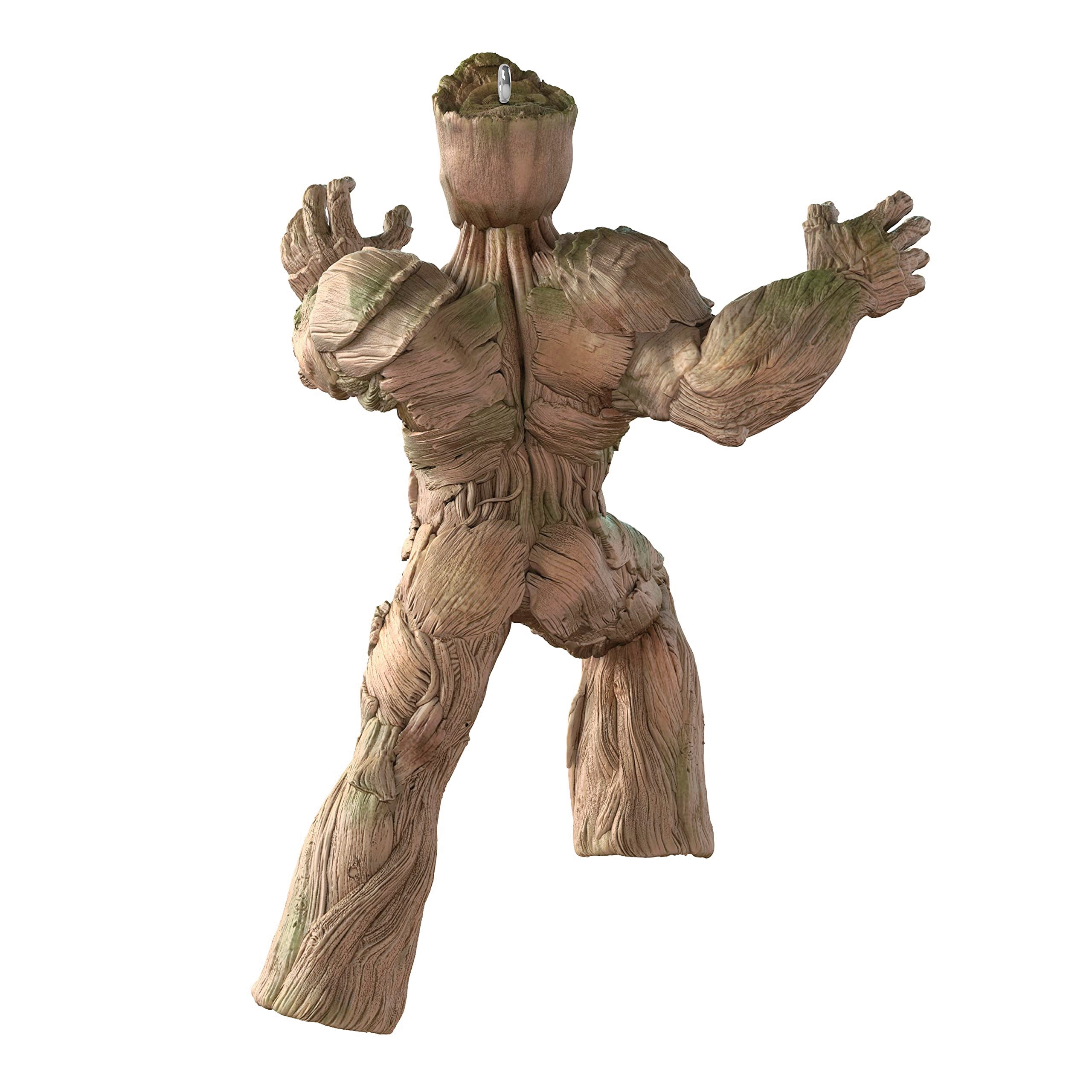 Hallmark Keepsake Christmas Ornament 2023, Marvel Studios Guardians of The Galaxy Vol. 3 Groot Ornament, Super Hero Gifts