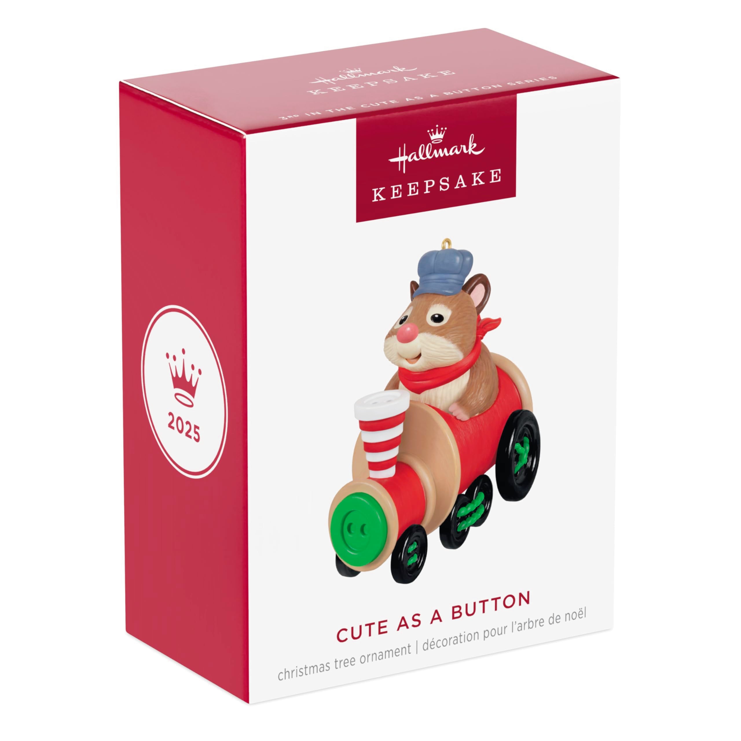 Cute as a Button 2025 Hallmark Keepsake Christmas Ornament
