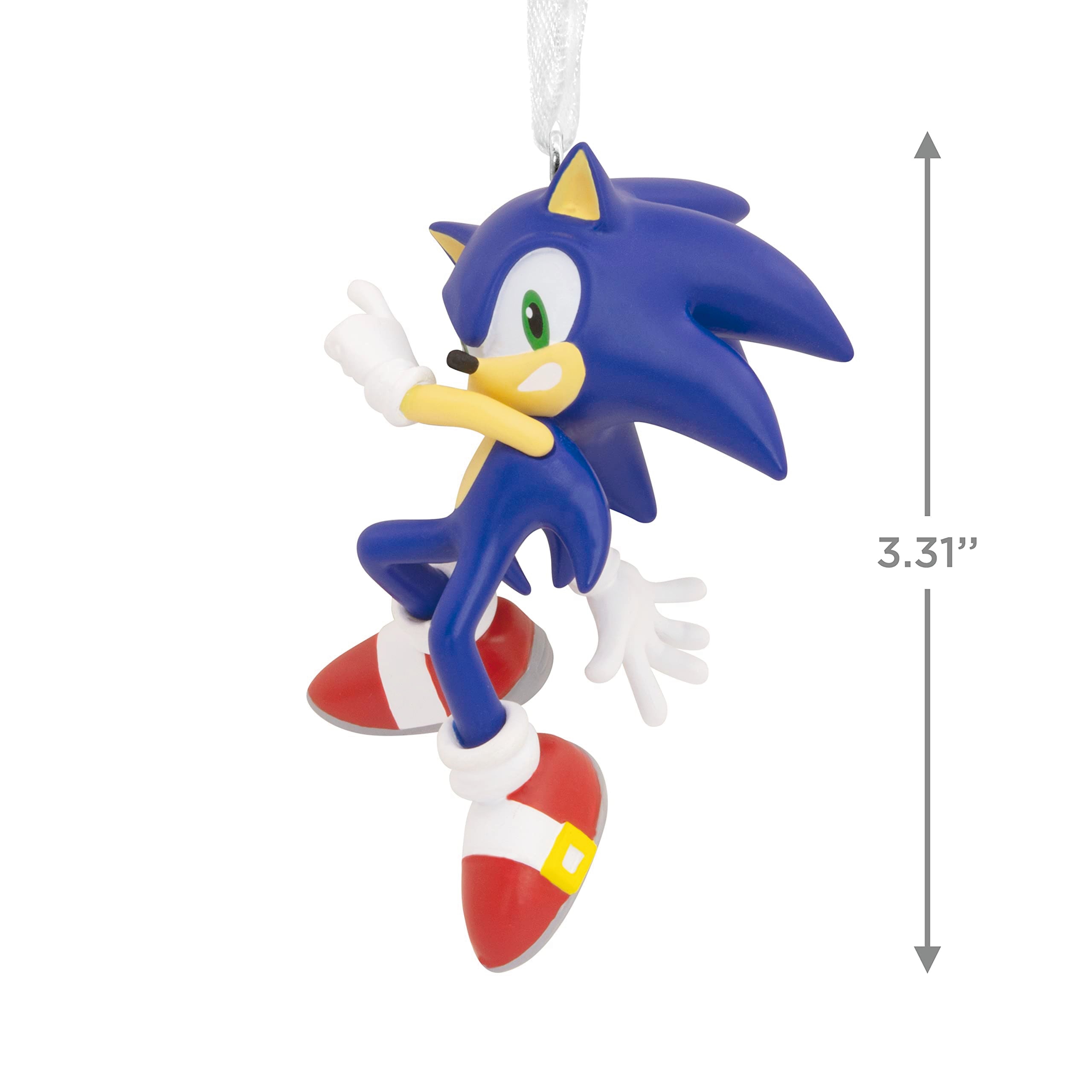 Hallmark "SONIC" The Hedgehog Action Pose Christmas Ornament