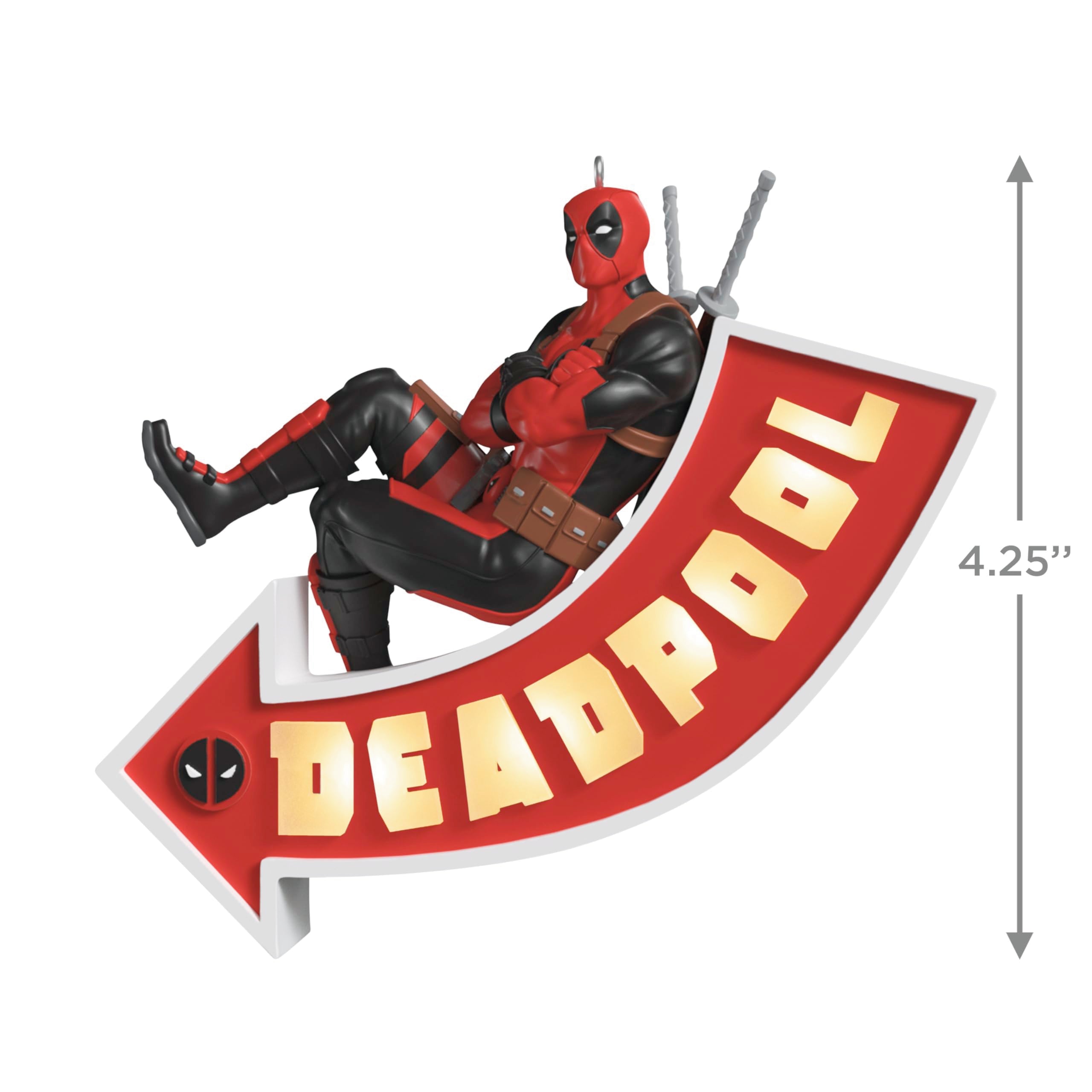 It's a Sign! Deadpool, 2025 Hallmark Keepsakes Christmas Ornament