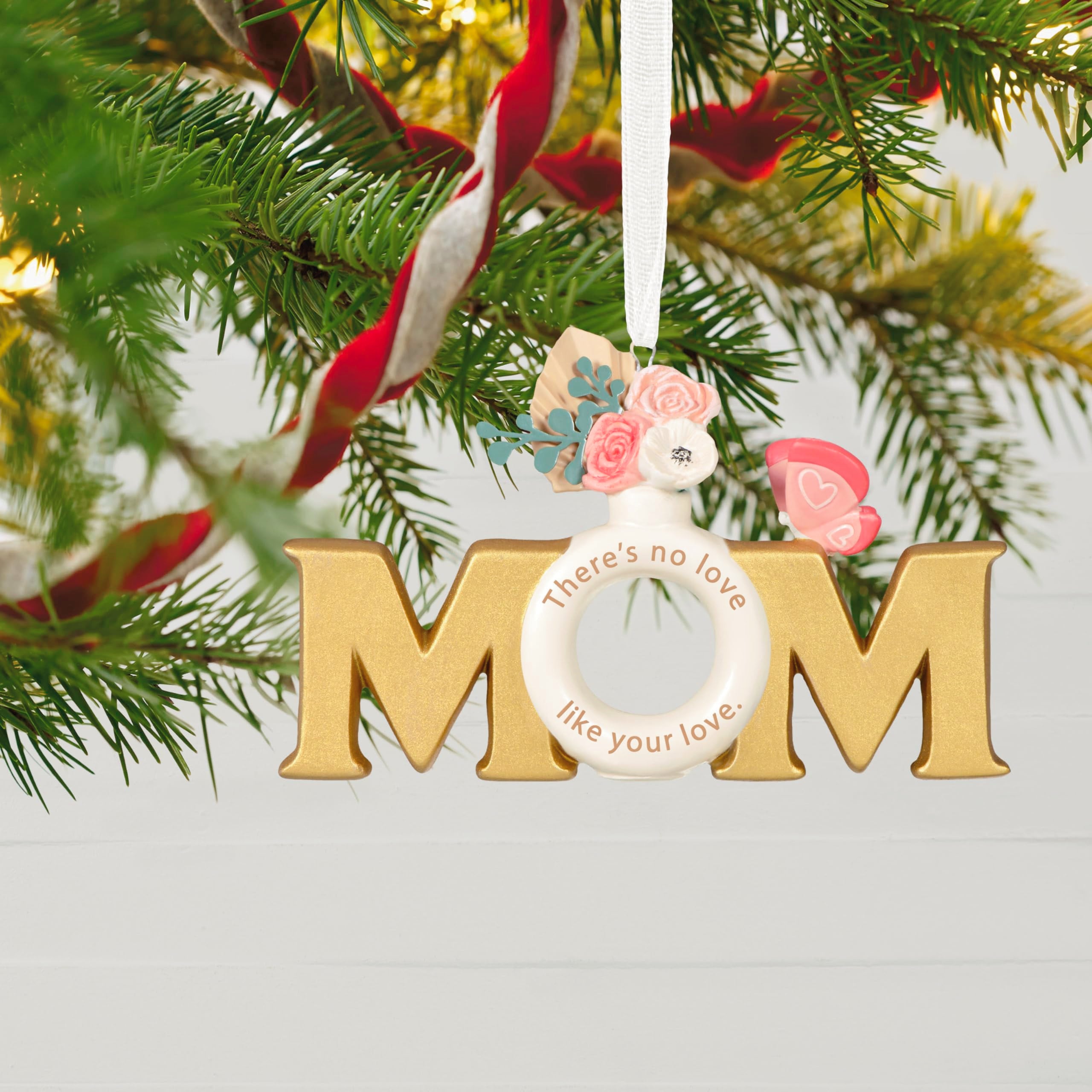 Hallmark Keepsake Christmas Ornament 2024, Mom's Love, Porcelain, Mother's Day Gift