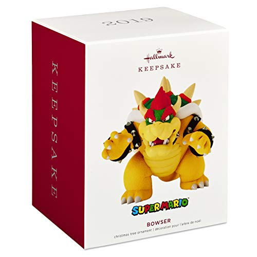 Hallmark Keepsake Christmas Ornament 2019 Year Dated Nintendo Super Mario Bowser,