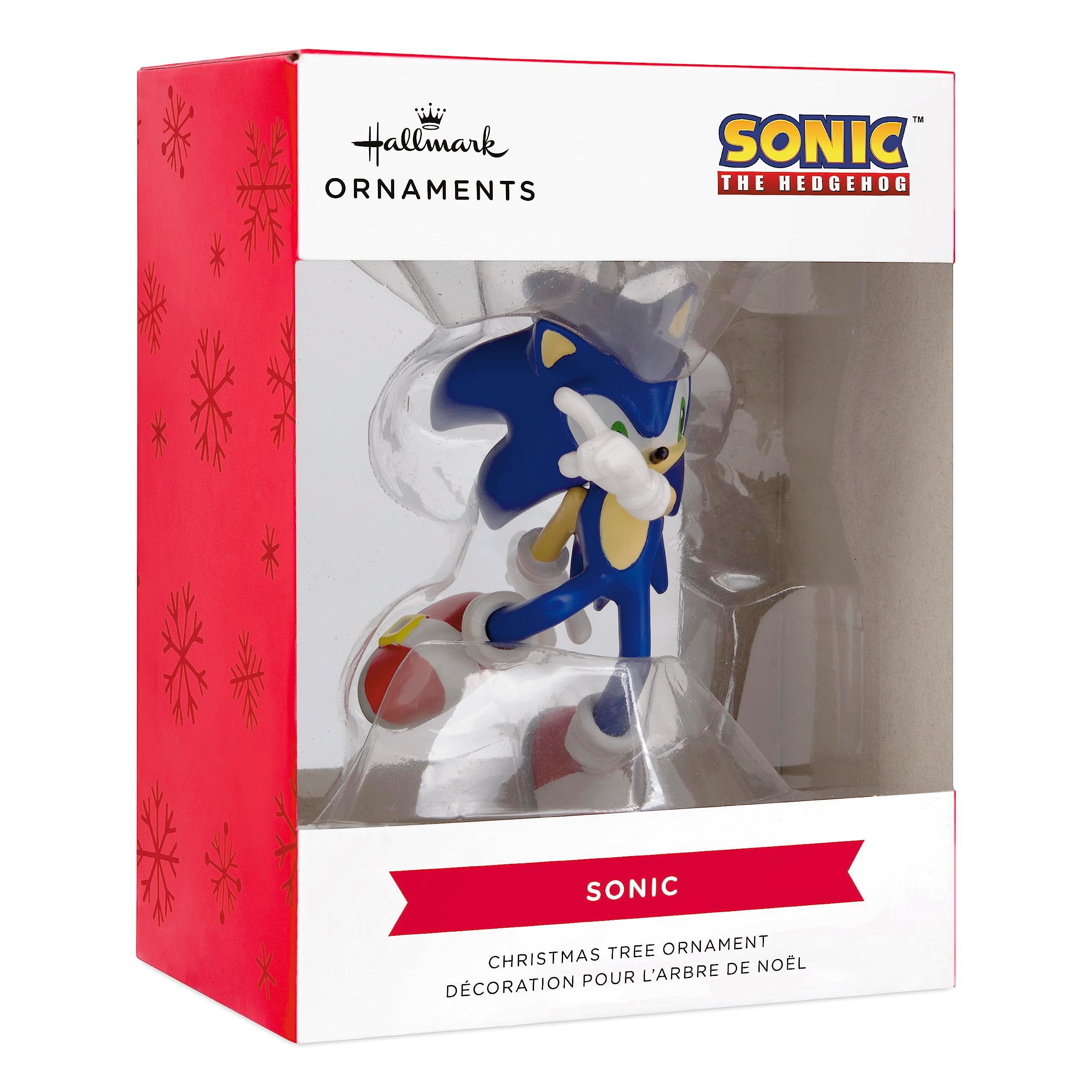 Hallmark "SONIC" The Hedgehog Action Pose Christmas Ornament