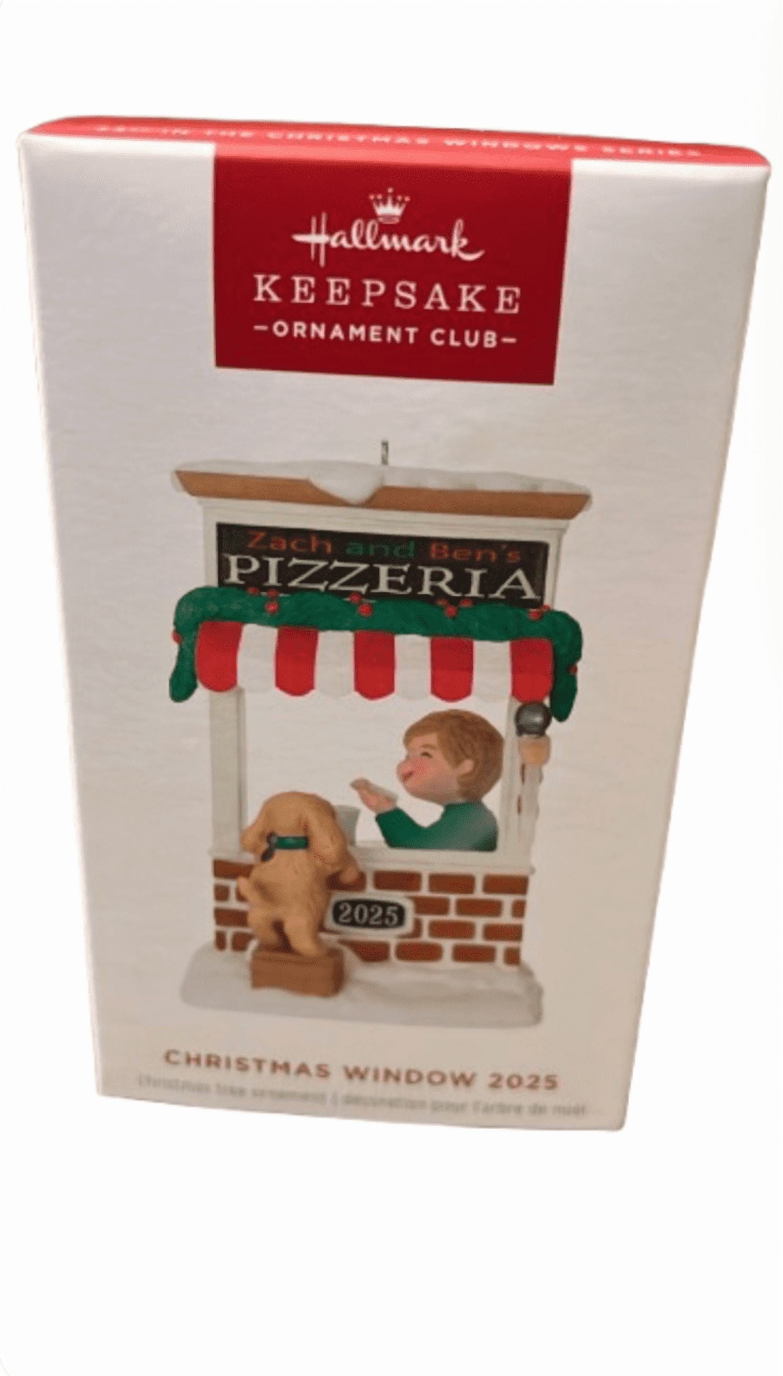 Keepsake Ornament Club CHRISTMAS WINDOW 2025, Christmas tree ornamnet