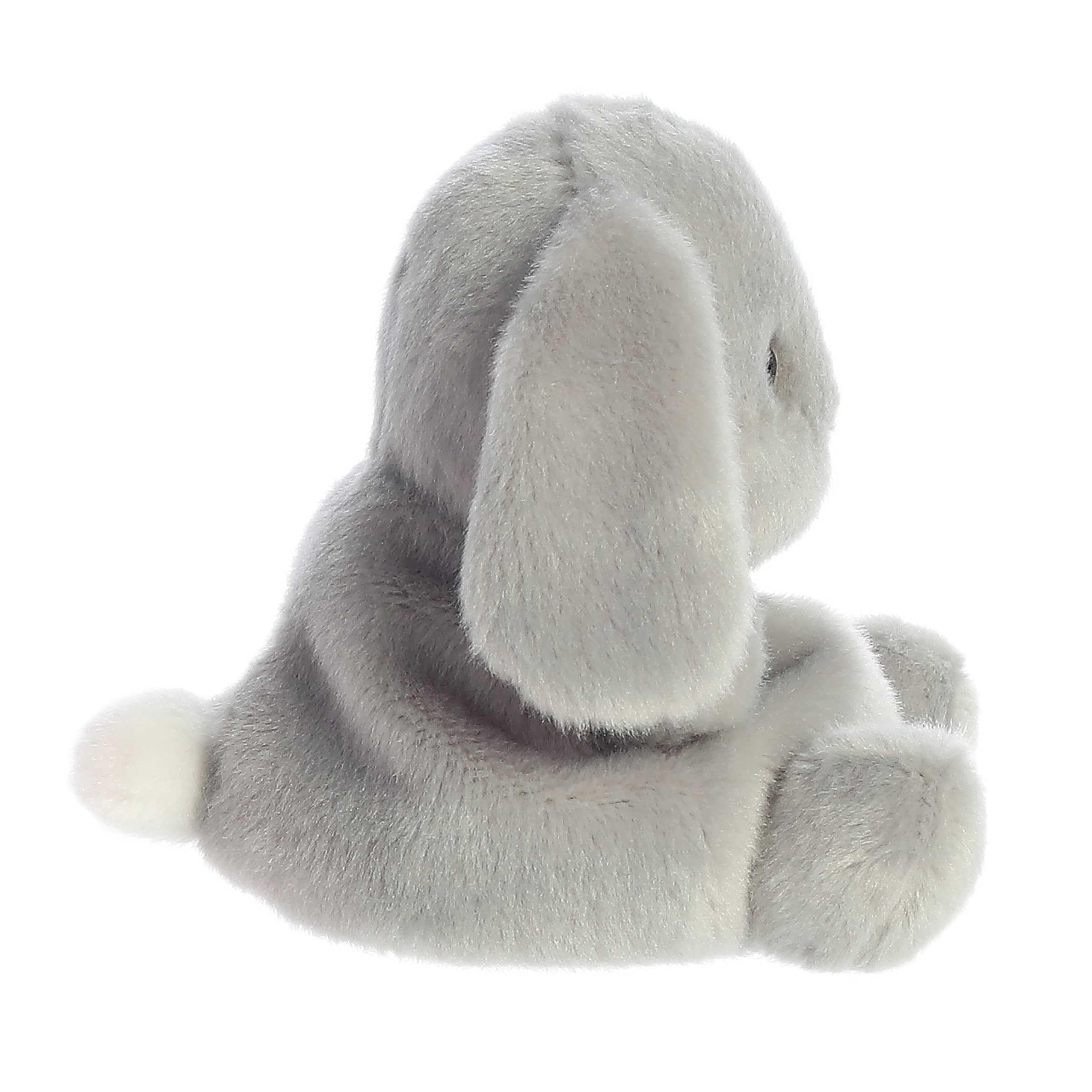 Aurora® Adorable Palm Pals™ Pebbles Bunny™ Stuffed Animal - Pocket-Sized Play - Collectable Fun - Grey 5 Inches