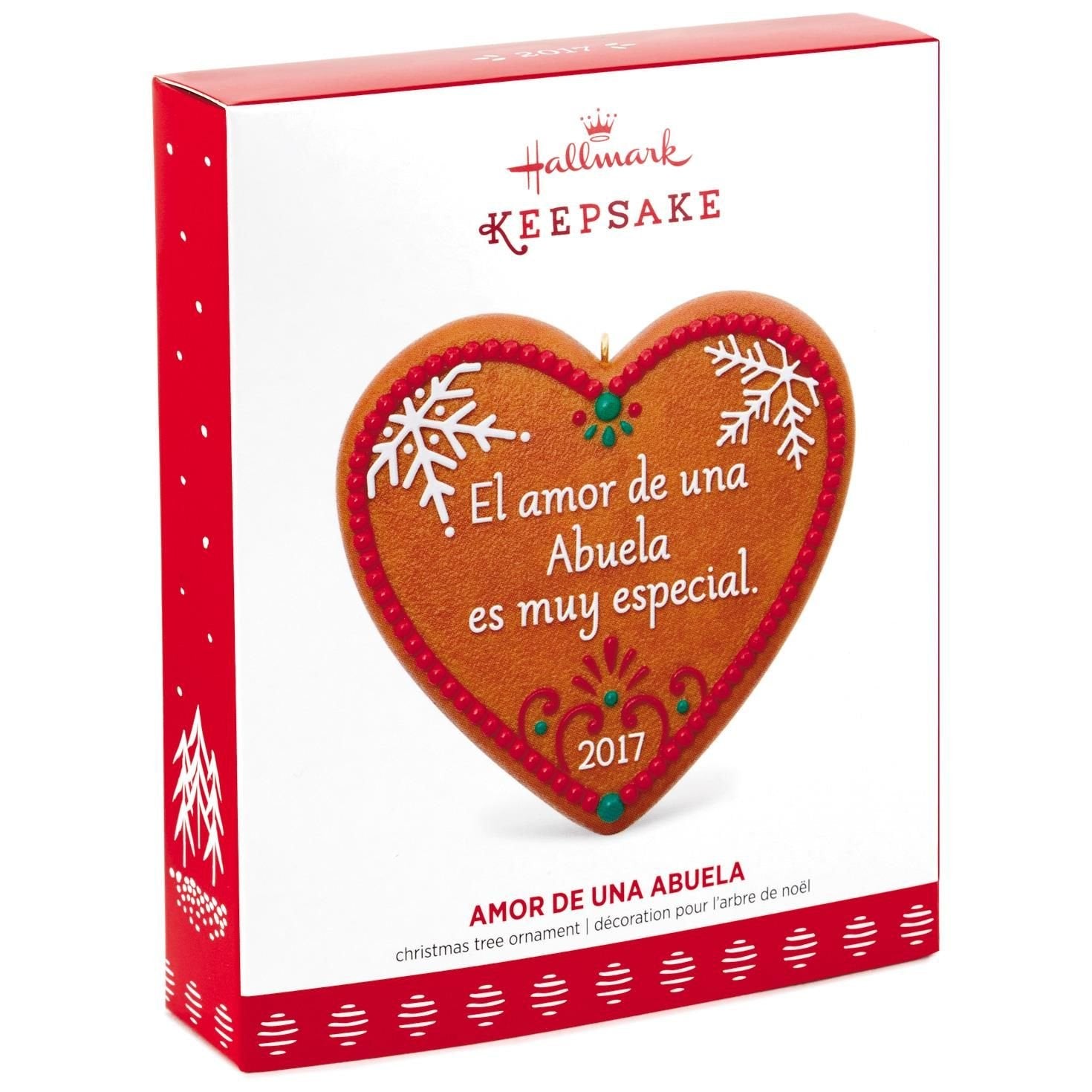 Hallmark Keepsake Ornament Amor de UNA Abuela 2017