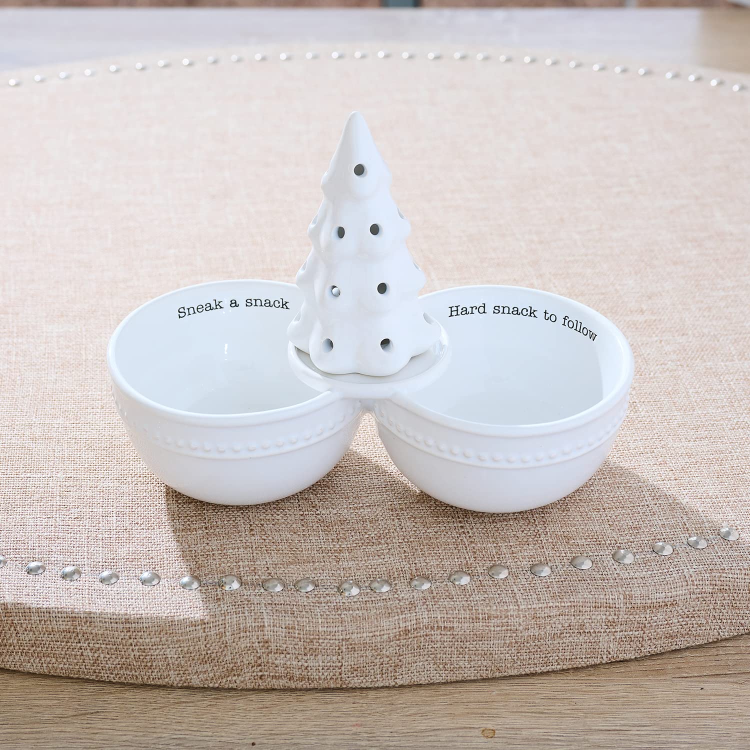 Double Dip Snack Server