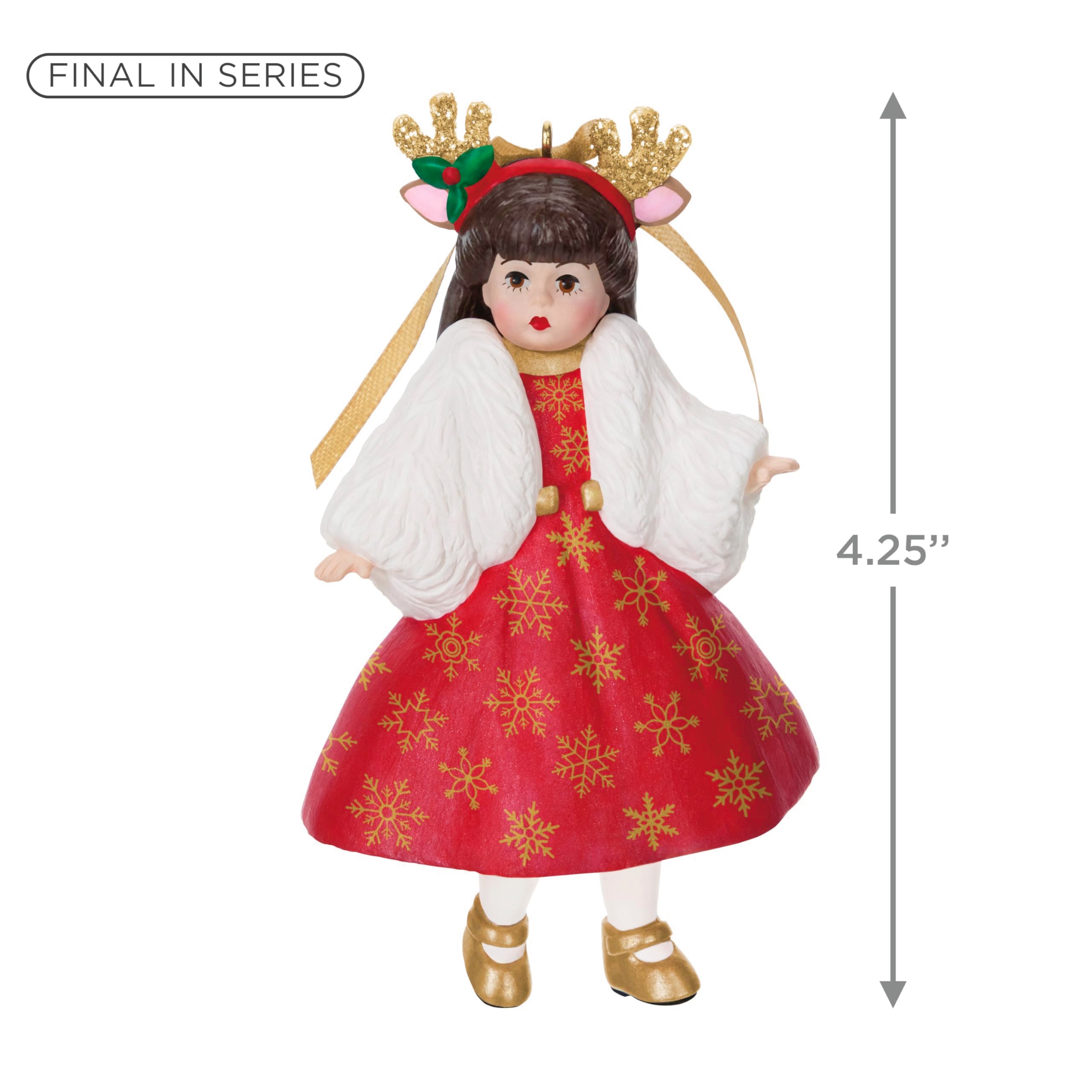 Deer Santa Madame Alexander 2025 Hallmark Keepsake Christmas Ornament