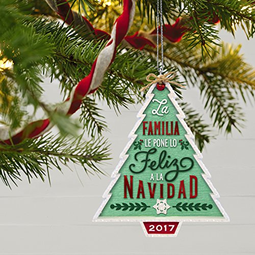 Hallmark Keepsake 2017 Nuestra Familia...Nuestra Navidad Dated Christmas Ornament