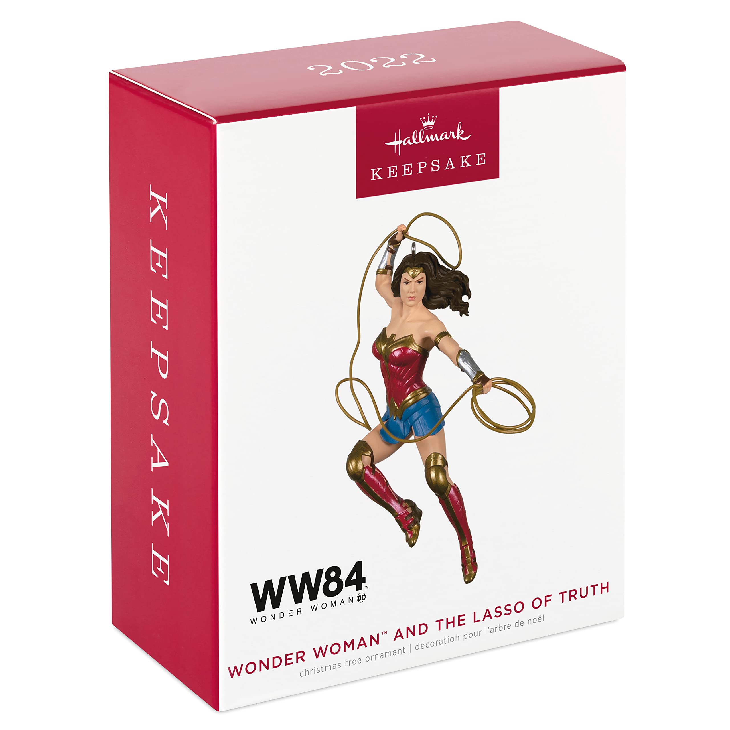 Hallmark Keepsake Christmas Ornament 2022, DC Wonder Woman and The Lasso of Truth