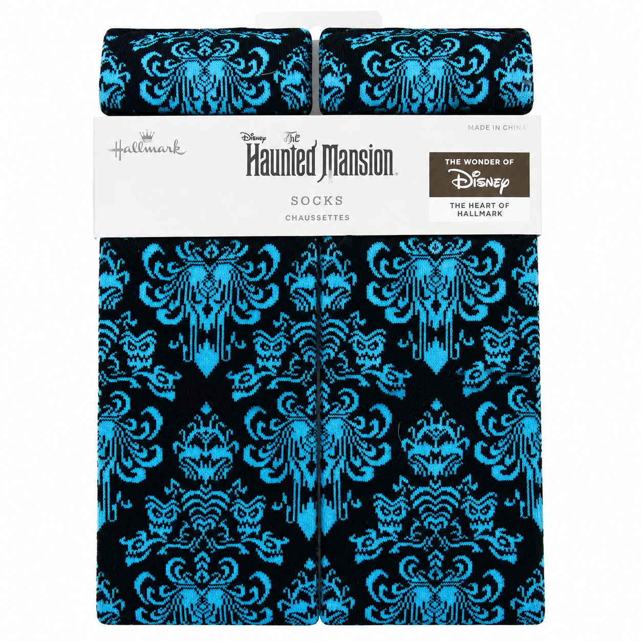 Disney Haunted Mansion Hallmark Crew Socks