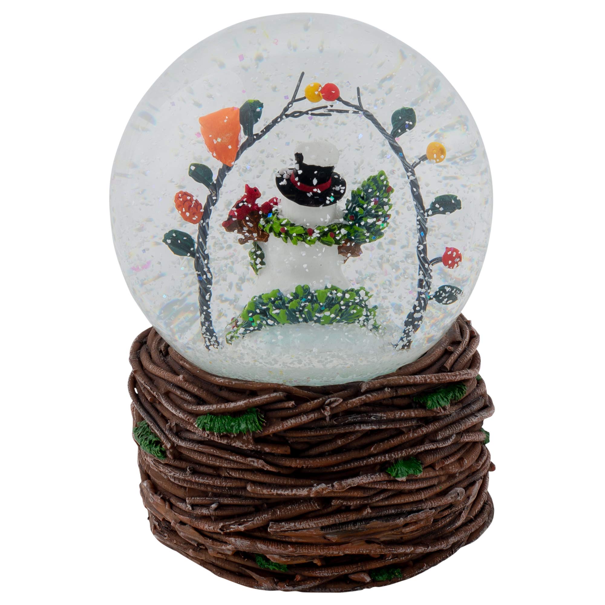 "Snowman Arch Dome" Roman Inc 6.5"  Musical Snow Globe