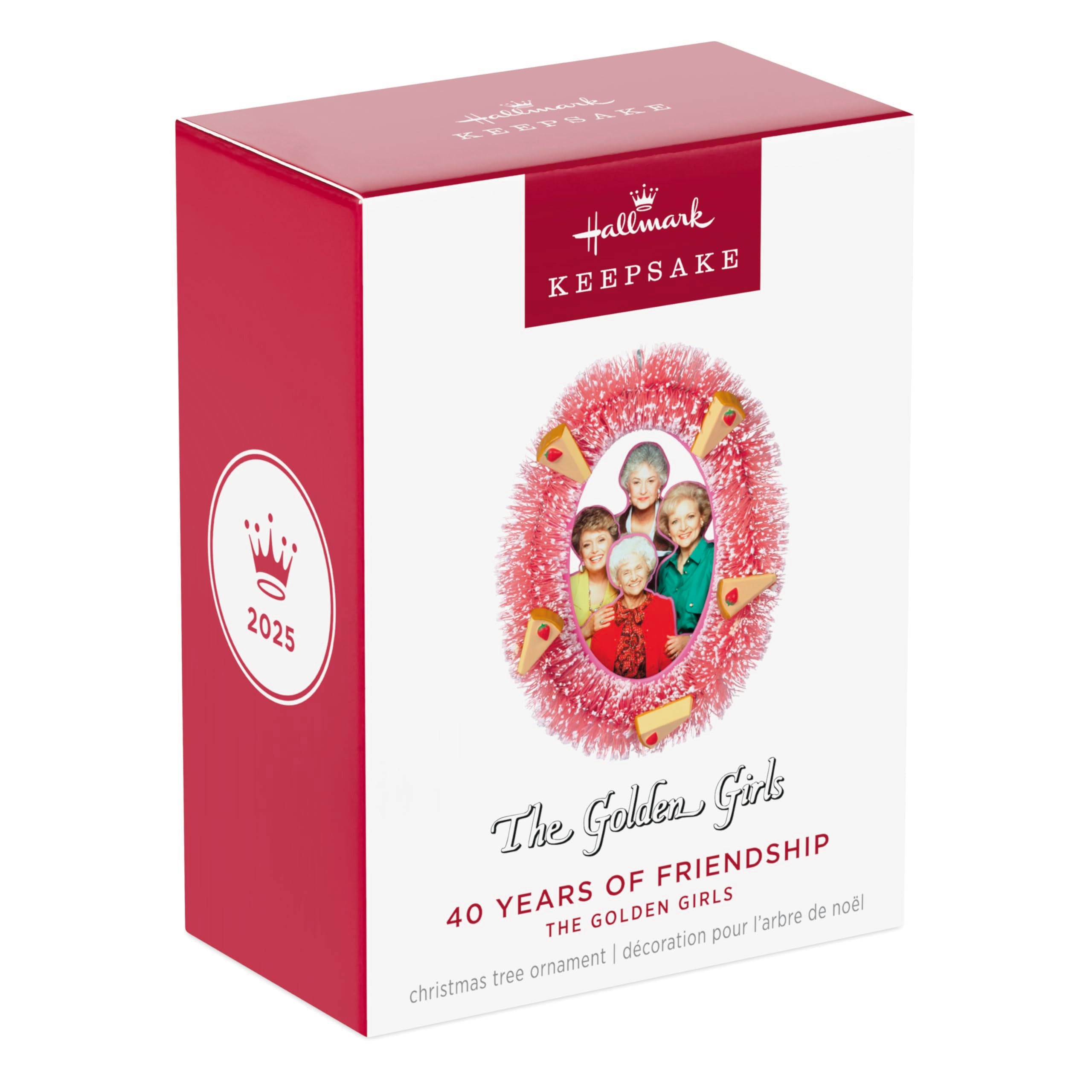 40 Years of Friendship The Golden Girls 2025 Hallmark Christmas Ornament