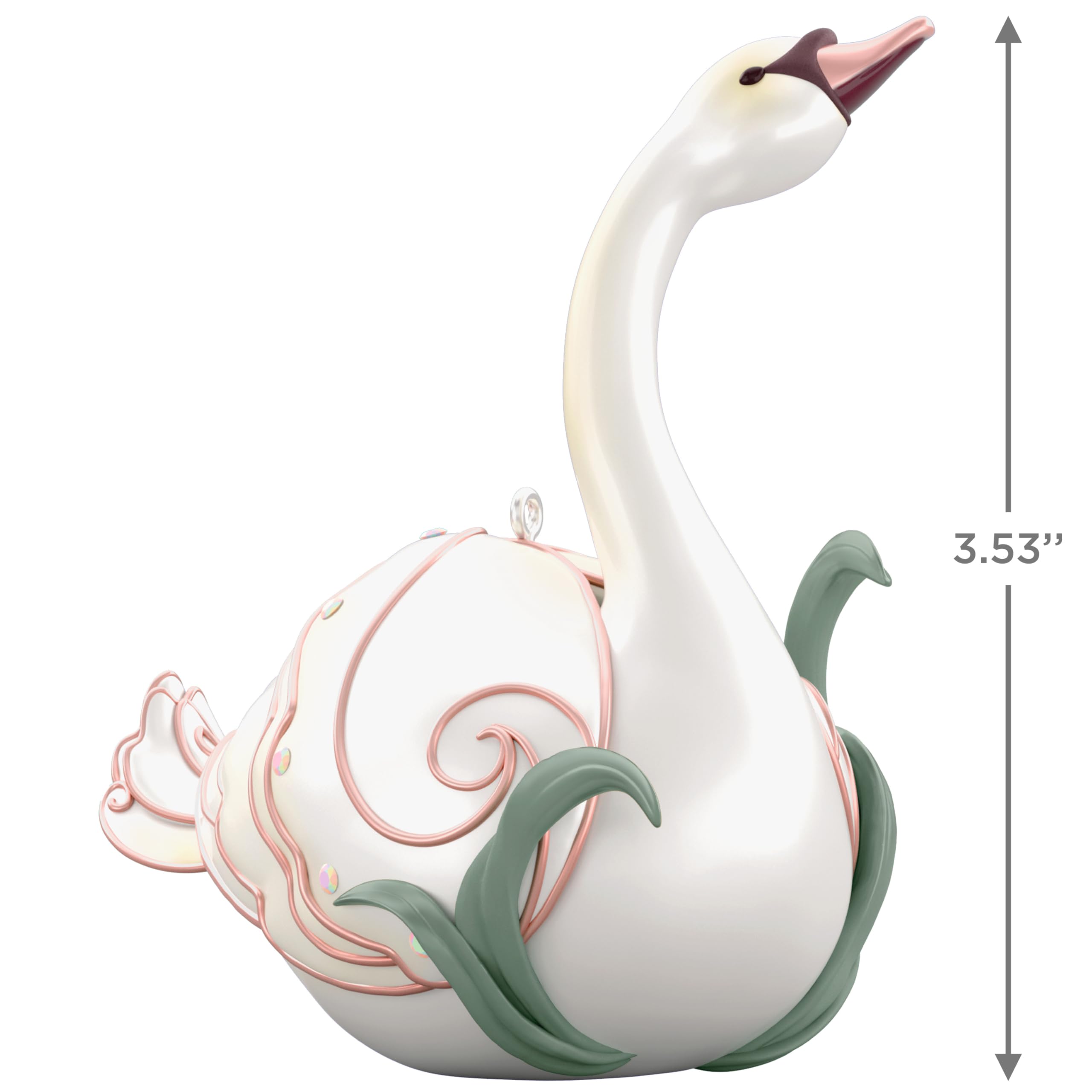 Hallmark Keepsake Christmas Ornament 2024, Mute Swan, Gifts for Nature Lovers