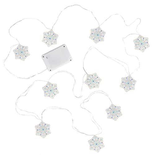 Hallmark Keepsake Christmas String Lights, Snowflake 10-Light, 10'
