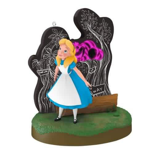 Alice and The Cheshire Cat, Disney Alice in Wonderland, 2025 Hallmark Christmas Ornament