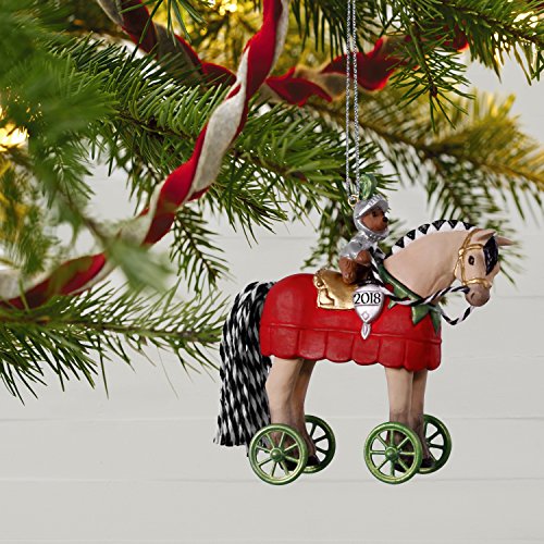 Hallmark Keepsake Christmas Ornament 2018 Year Dated, A Pony for Christmas Knight in Shining Armor