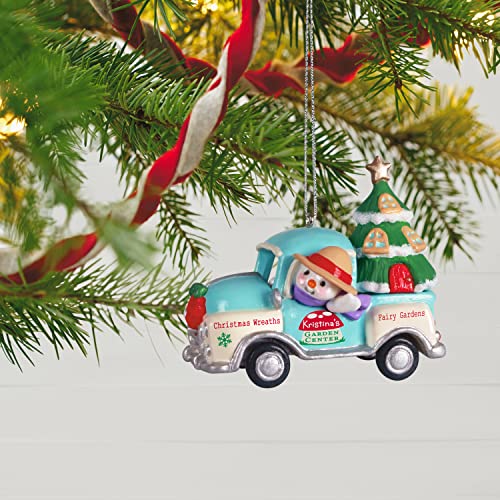 Hallmark Keepsake Plastic Christmas Ornament 2022 Year-Dated, Holiday Parade Garden Center Truck