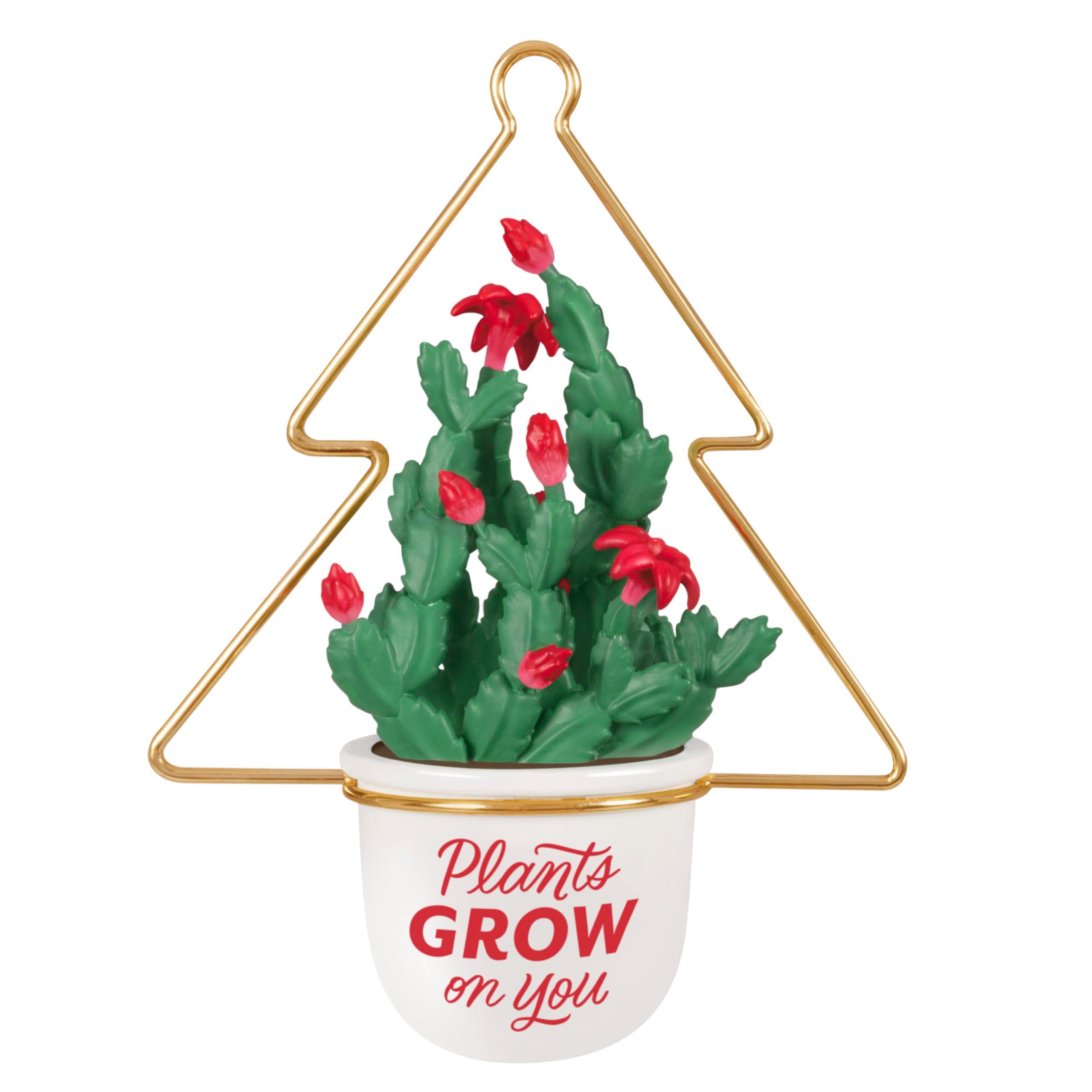 Plants Grow on You 2025 Hallmark Keepsake Christmas Ornament
