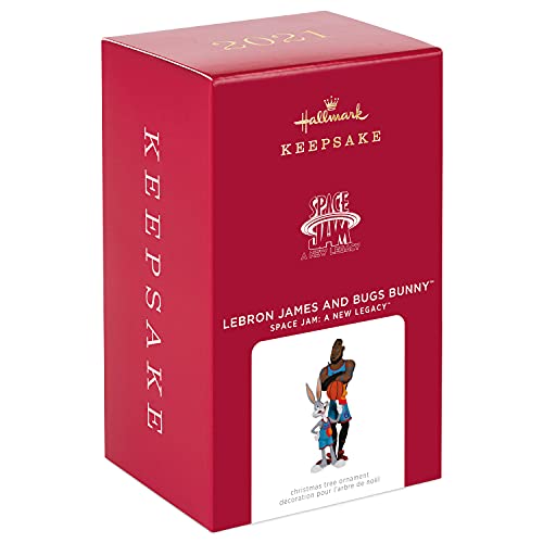 Hallmark Keepsake Christmas Ornament 2021, Space Jam: A New Legacy Lebron James and Bugs Bunny