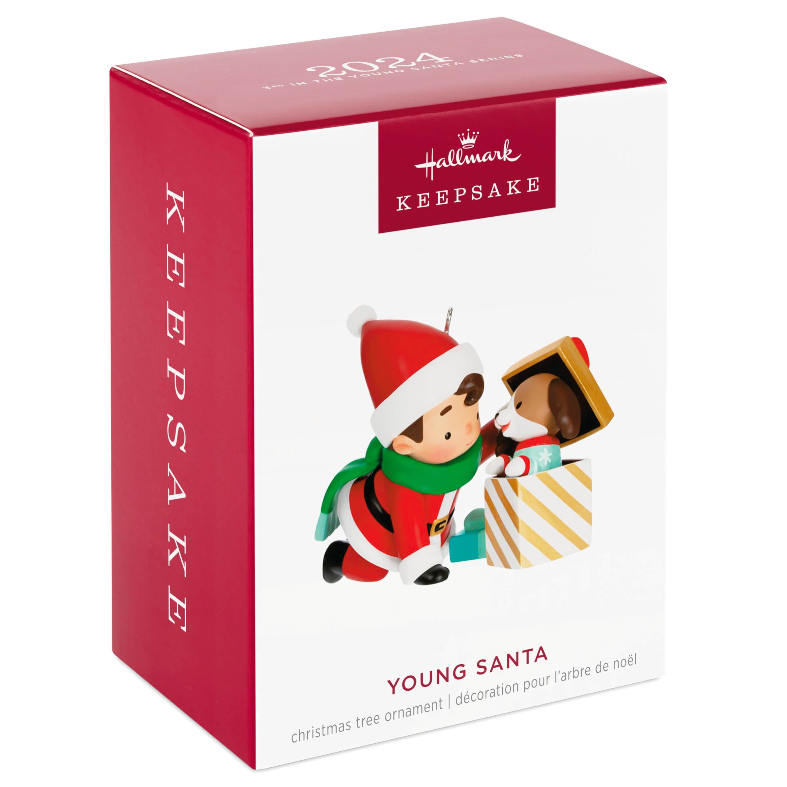 Hallmark Keepsake Christmas Ornament 2024, Young Santa, Santa Collectors Gifts