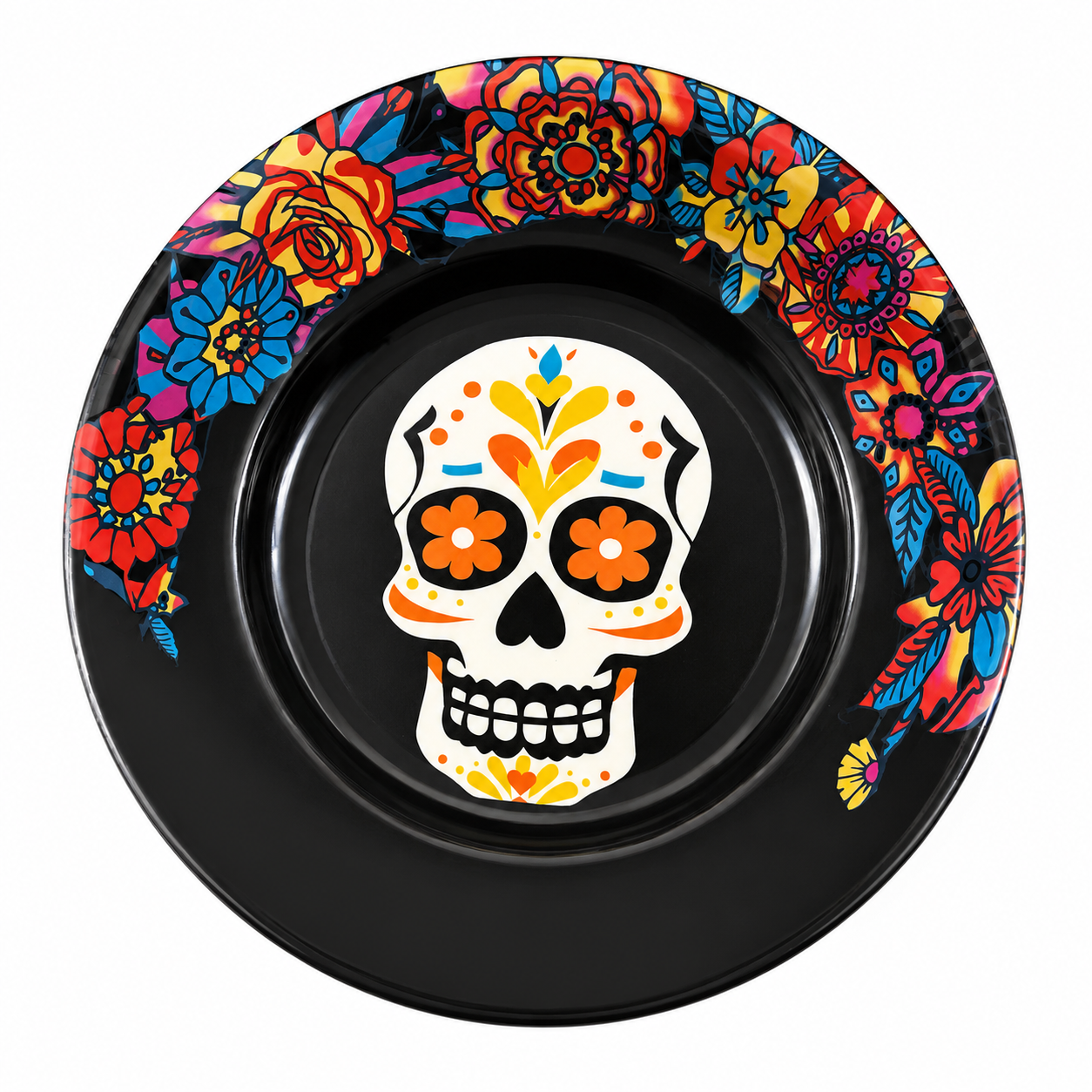 Sugar Skull Day of the Dead Kocina 8 inch Soup Bowl