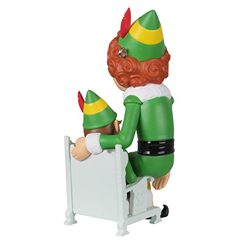 Hallmark Keepsake Christmas Ornament 2022, Papa Elf and Buddy The Elf