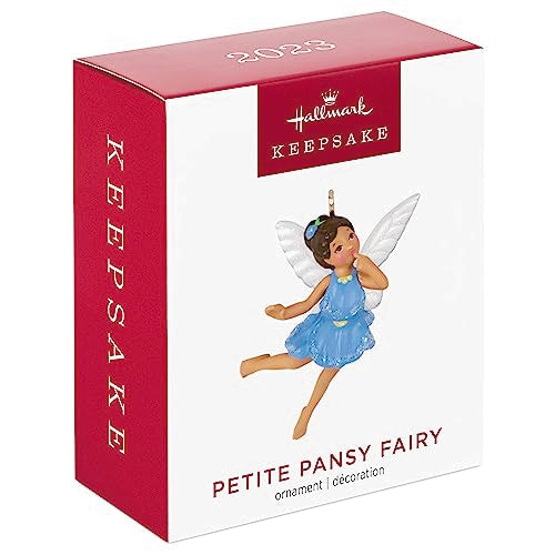 Hallmark Keepsake 1.125" Miniature Christmas Ornament 2023, Mini Petite Pansy Fairy