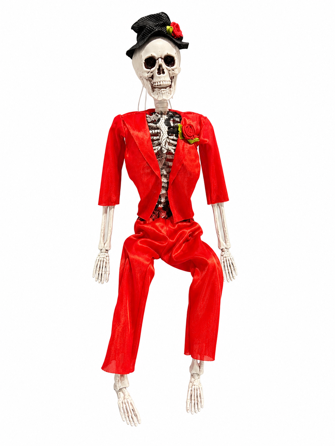 Ganz Male Costume Skeleton Halloween Ornament Flamenco